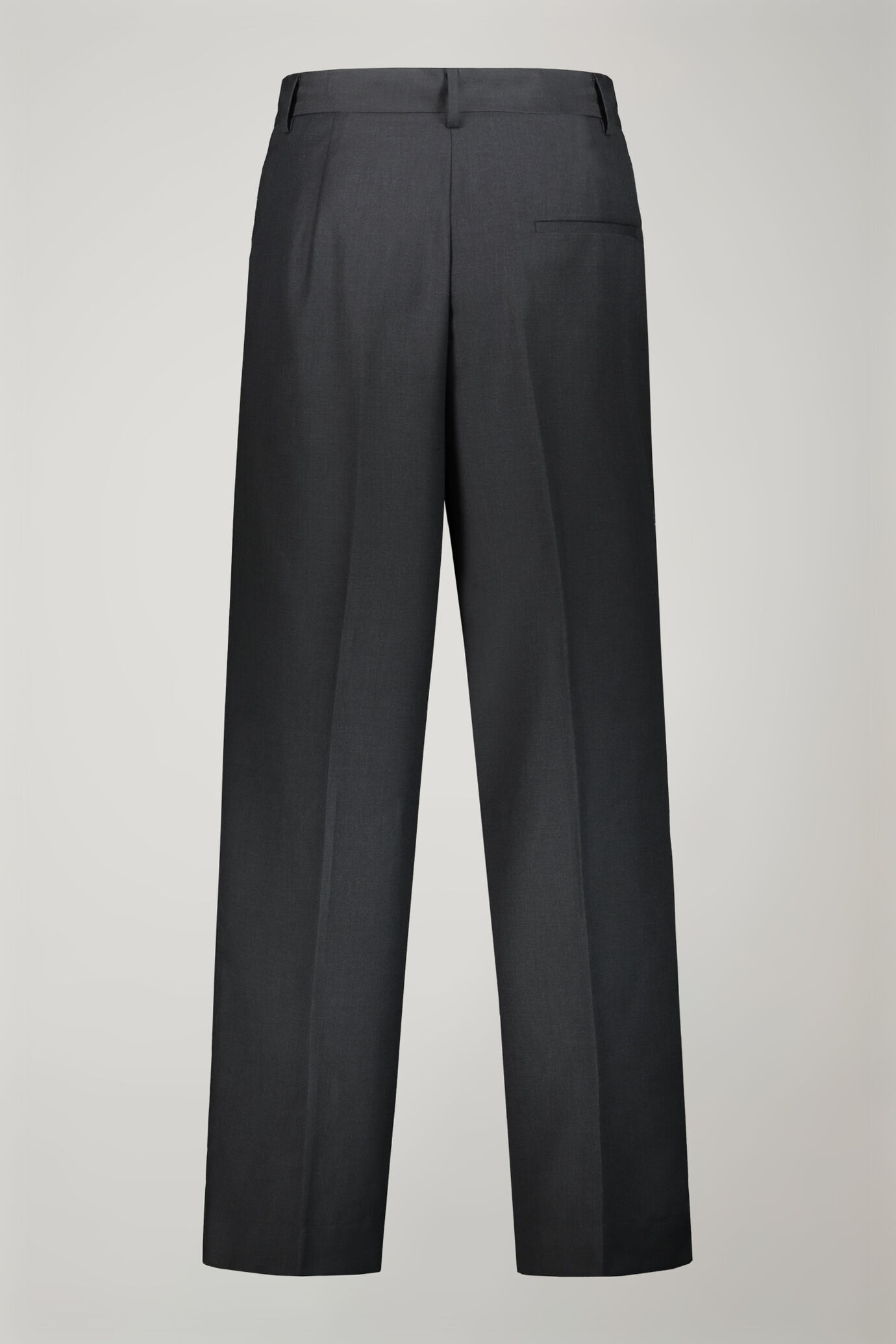 Women's plain pants with elastic on the sides image number 6