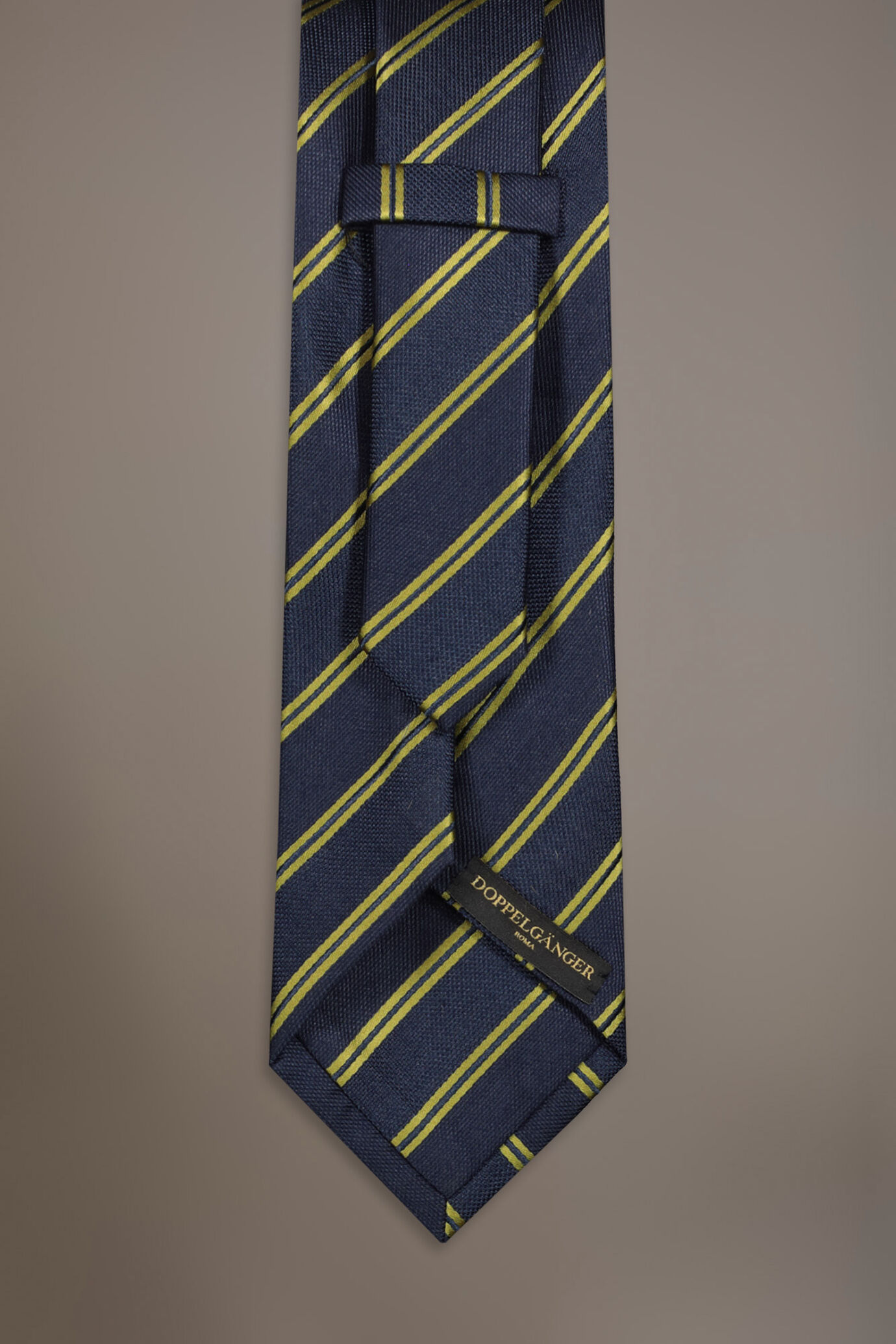 Cravatta misto fibre bamboo regimental image number 1