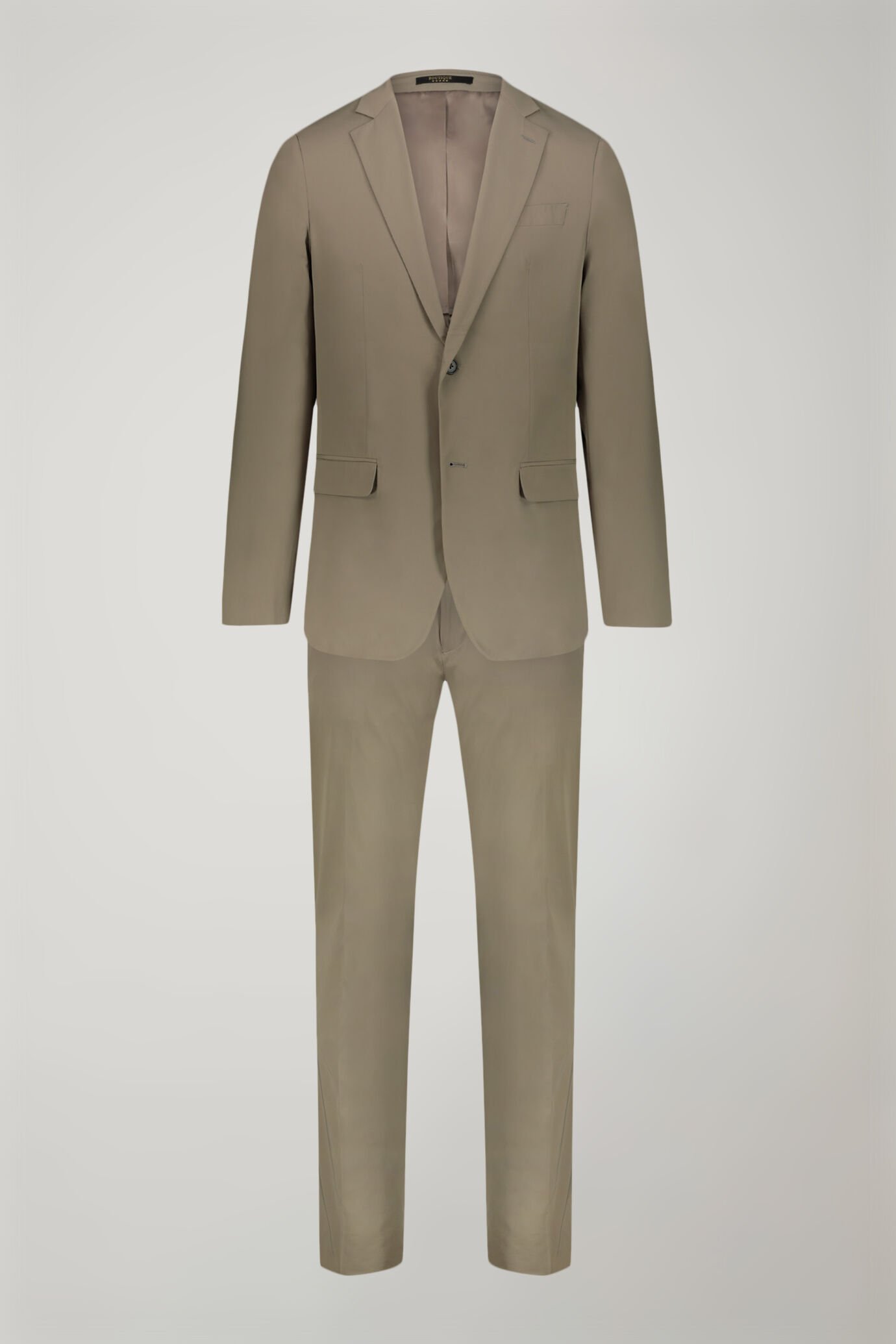 Abito monopetto uomo in tessuto tecnico regular fit image number 8