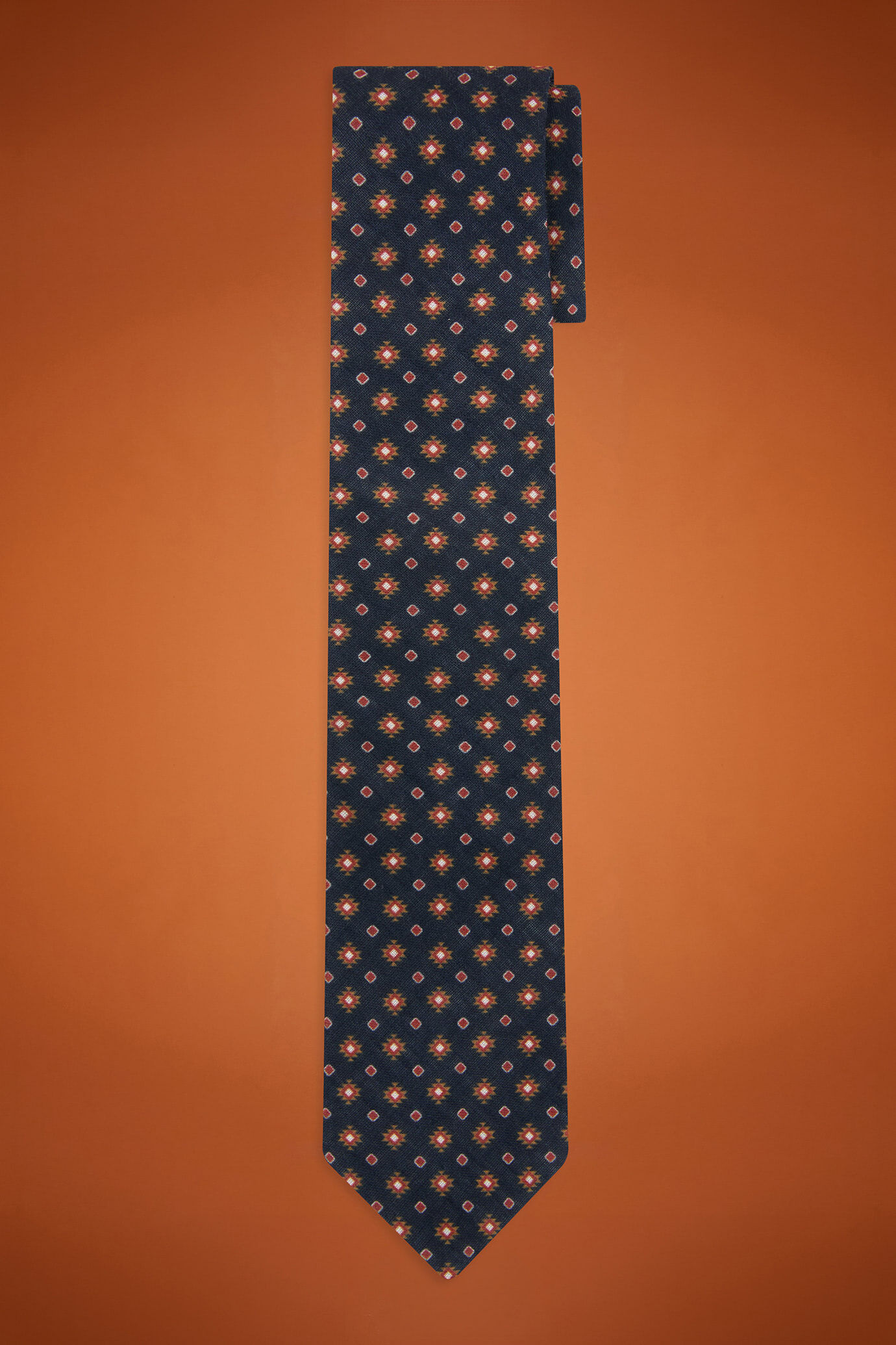 Cravatta uomo micro fantasia image number 0