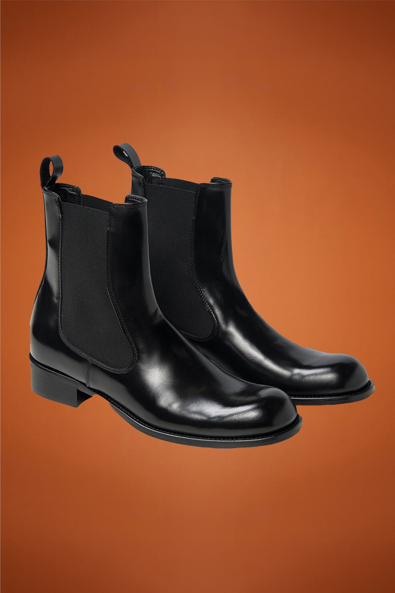 Stivali chelsea donna 100% pelle con fondo in thunit image number 0