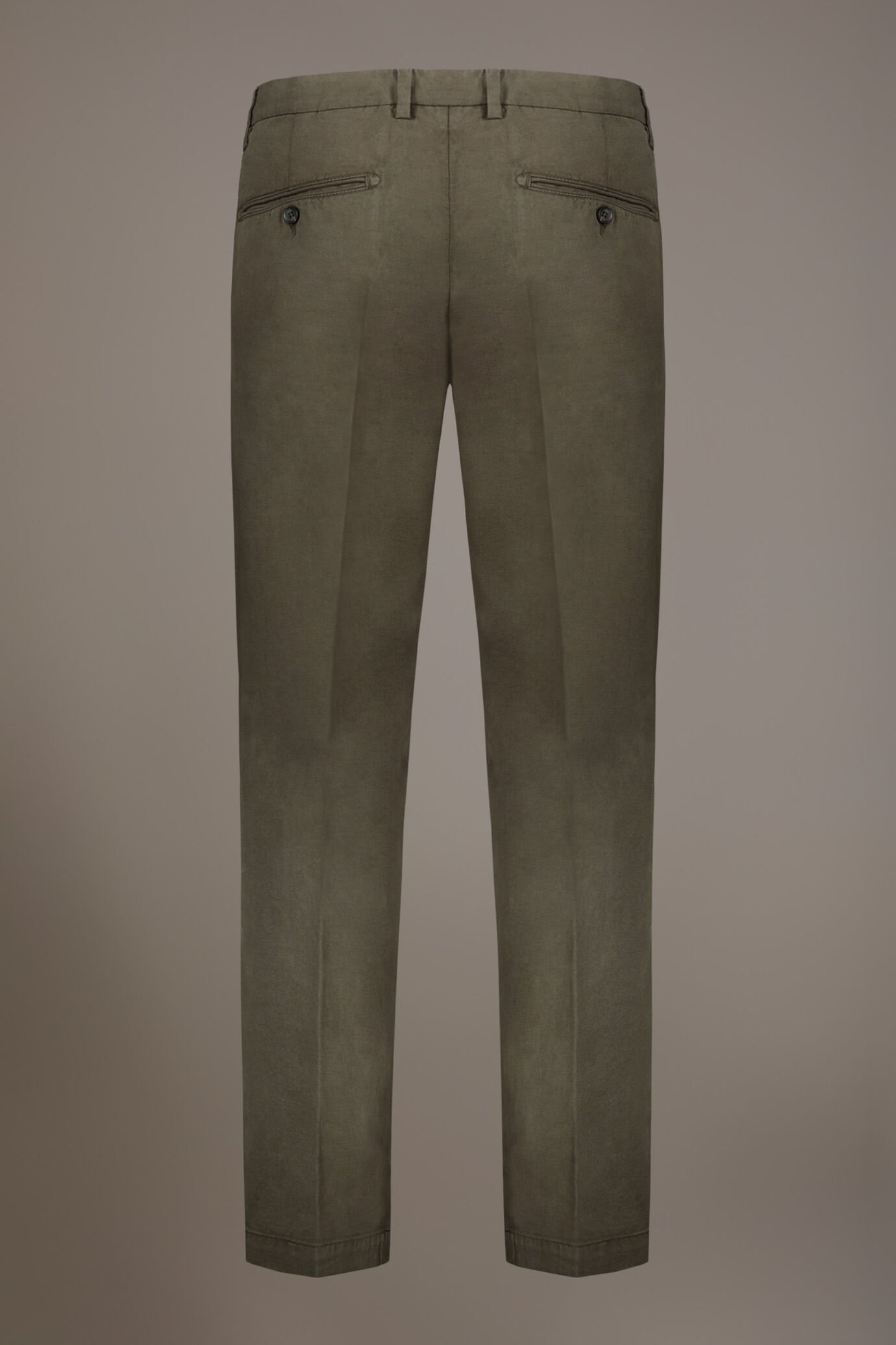 Pantalon chino mélangé lin regular fit en twill image number 4
