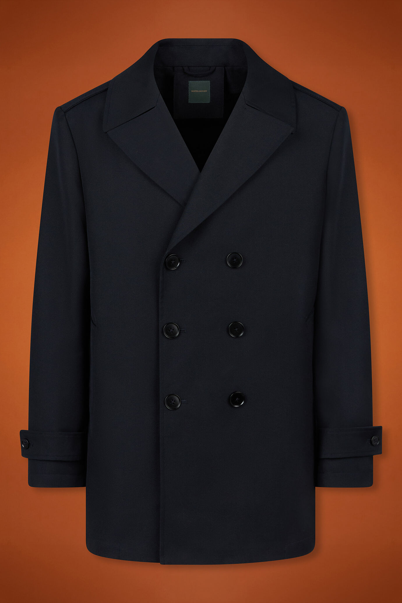 Manteau pour homme doubl&eacute; avec gilet imperm&eacute;able amovible, coupe classique