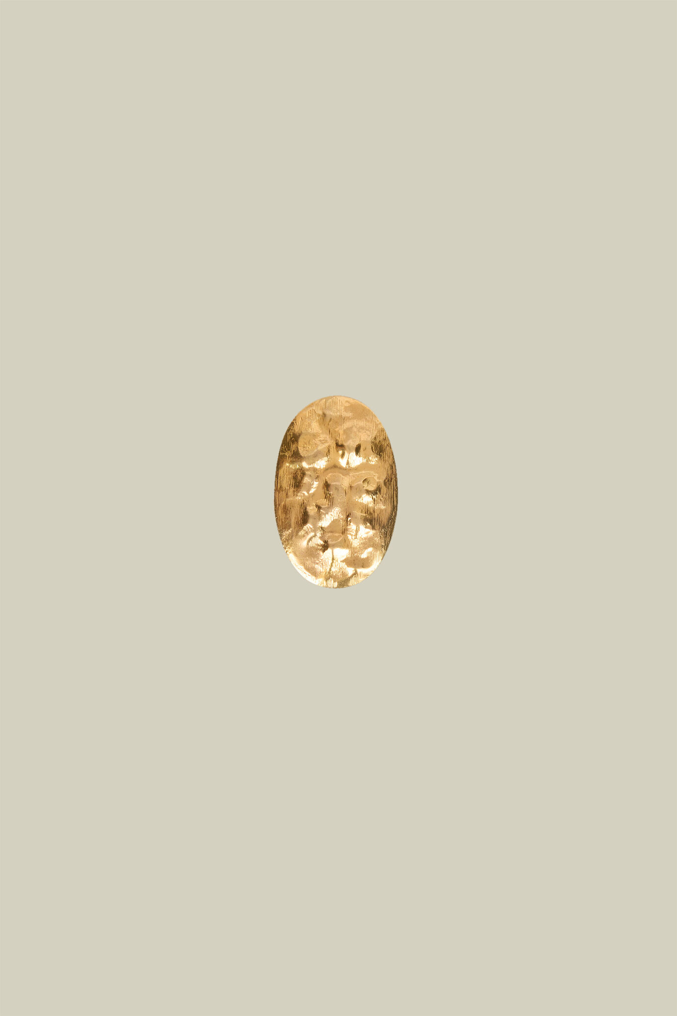 Broche pour femme en forme de rocher ovale