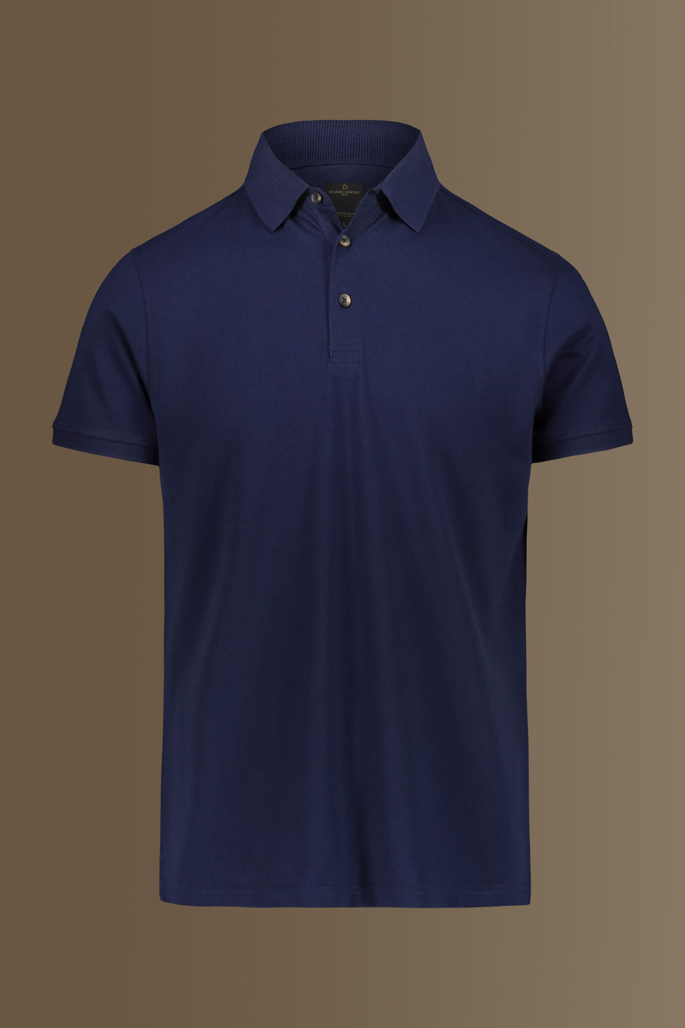 Short sleeves polo 100% cotton piquet solid colour image number 3