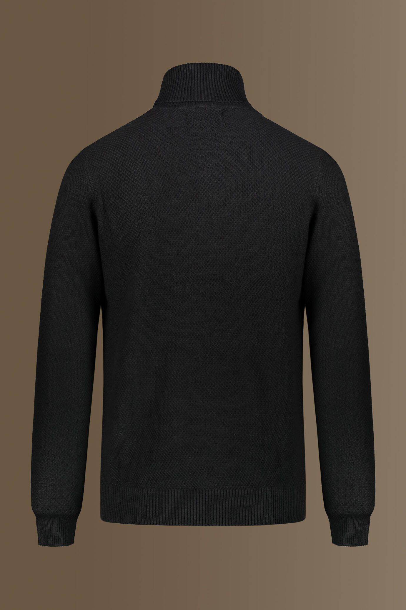 Maglia collo alto in misto cotone image number 1