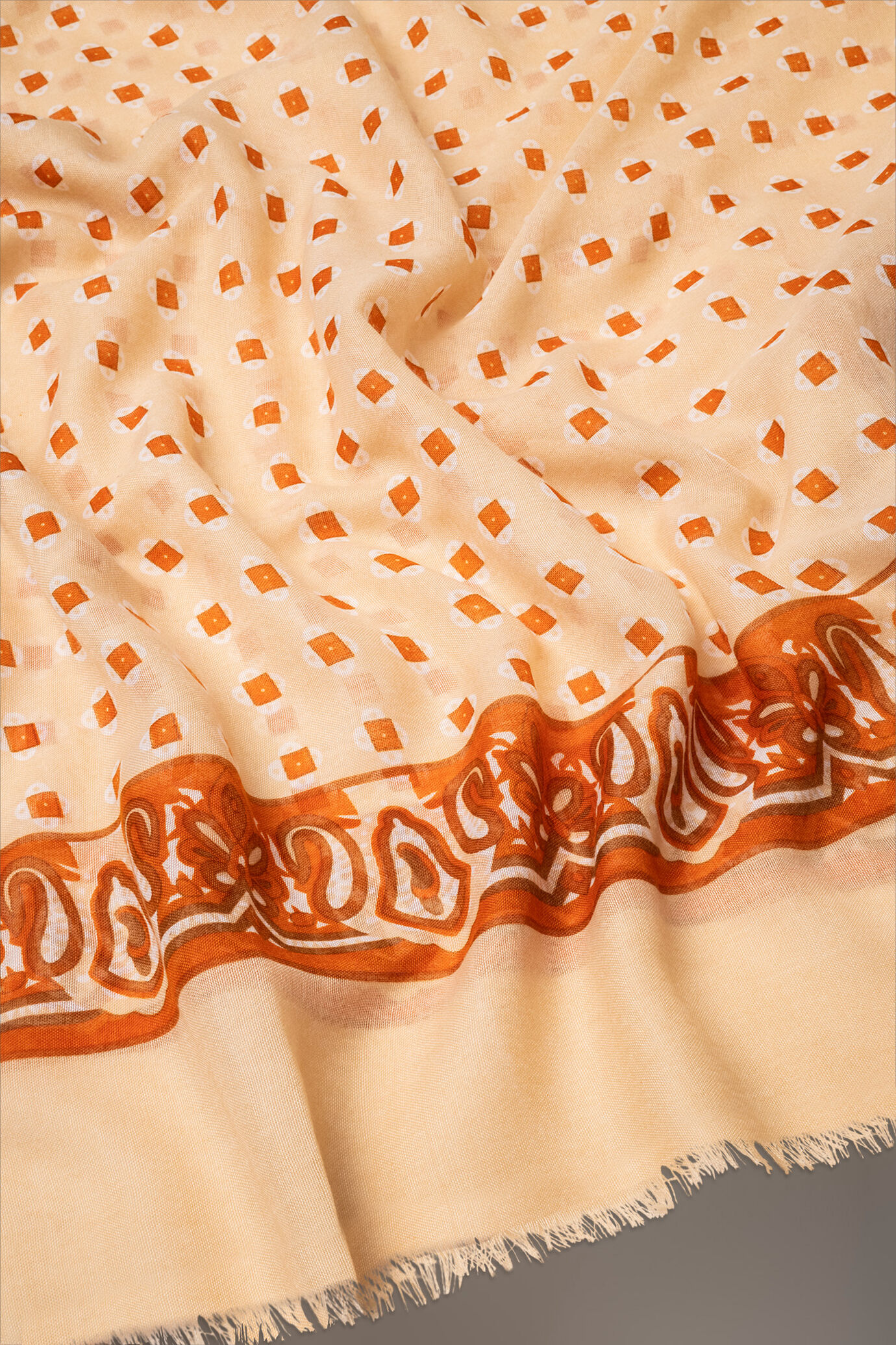 Cotton blend shawl image number 1