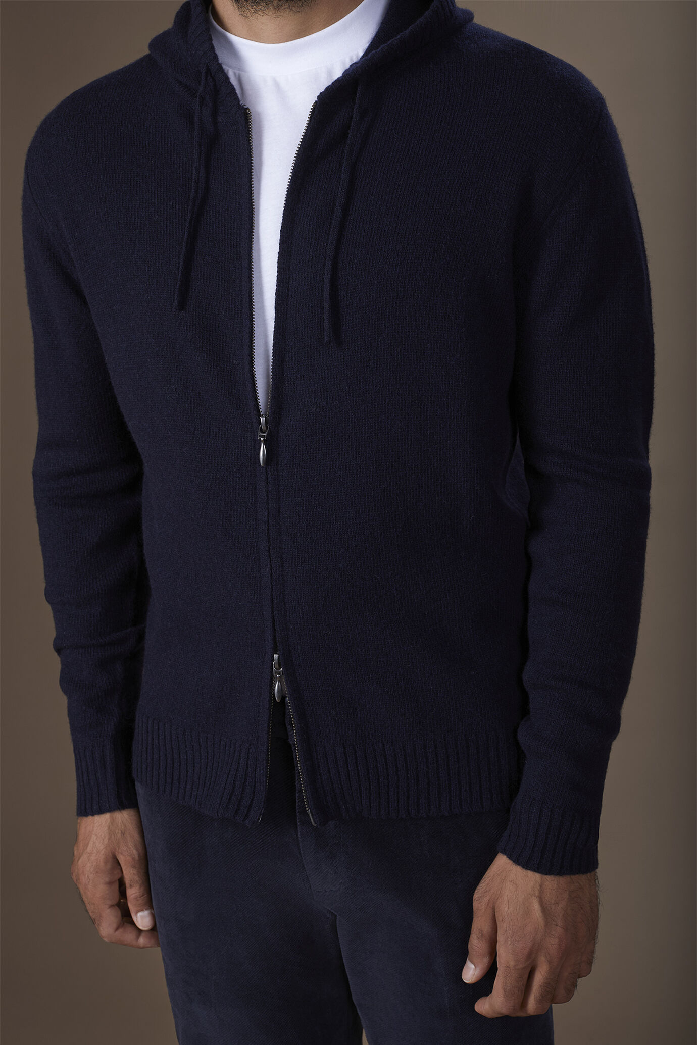 Pull-over homme en tricot mélangé lambswool coupe regular fit image number 3