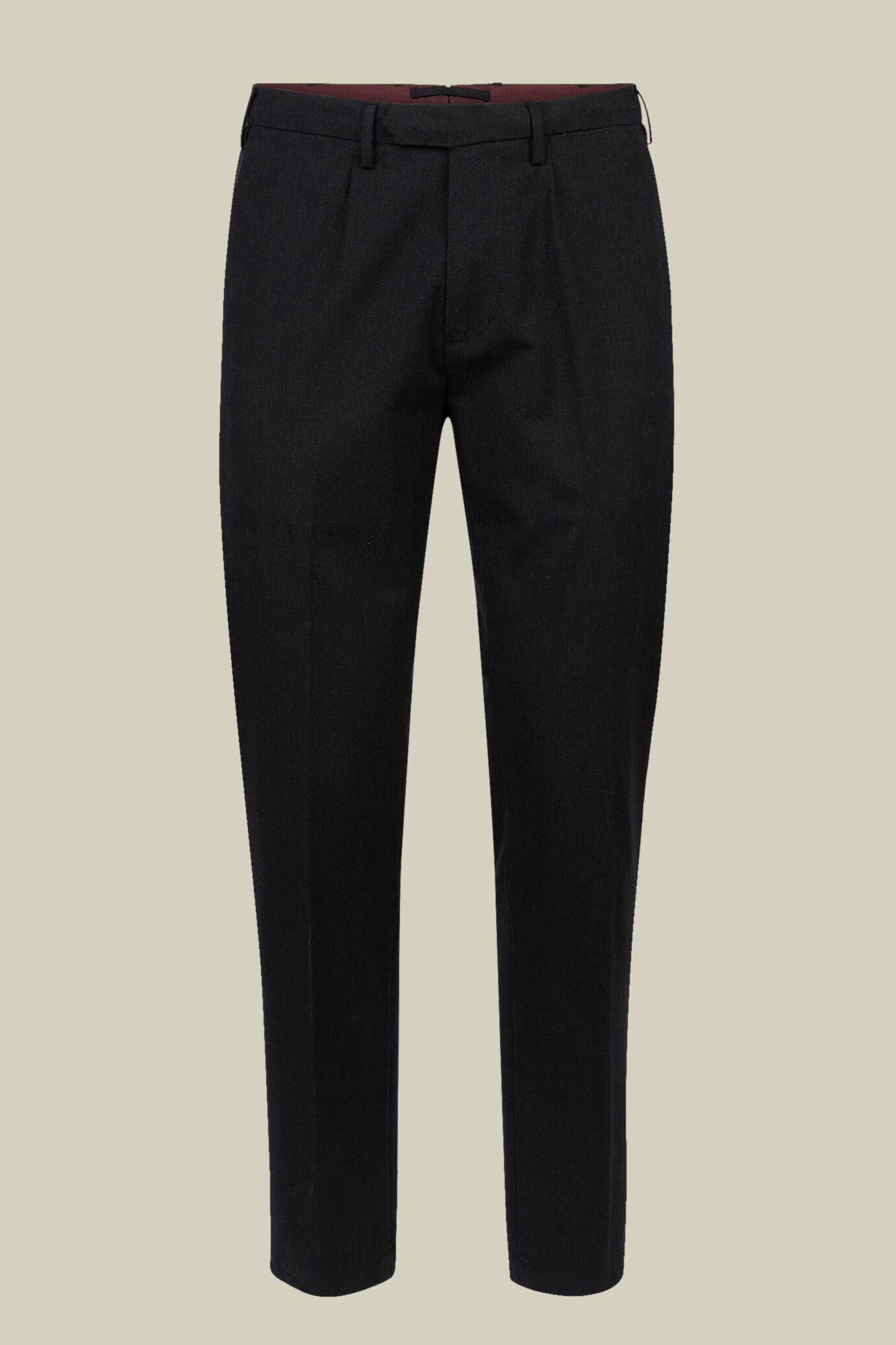 Klassische Herrenhose mit Bundfalten in normaler Passform image number 0