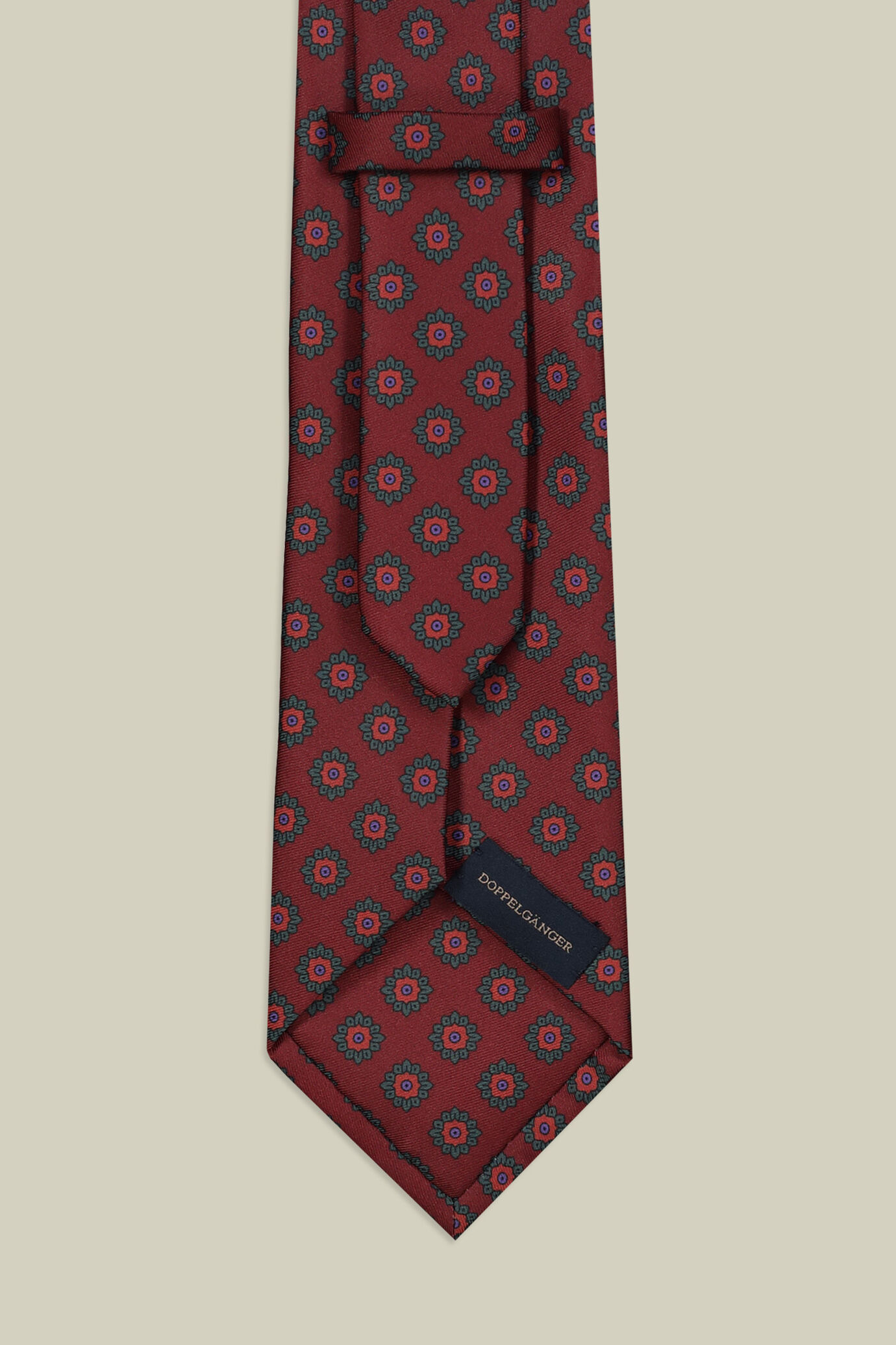 Cravate pour homme &agrave; imprim&eacute; losange image number 2