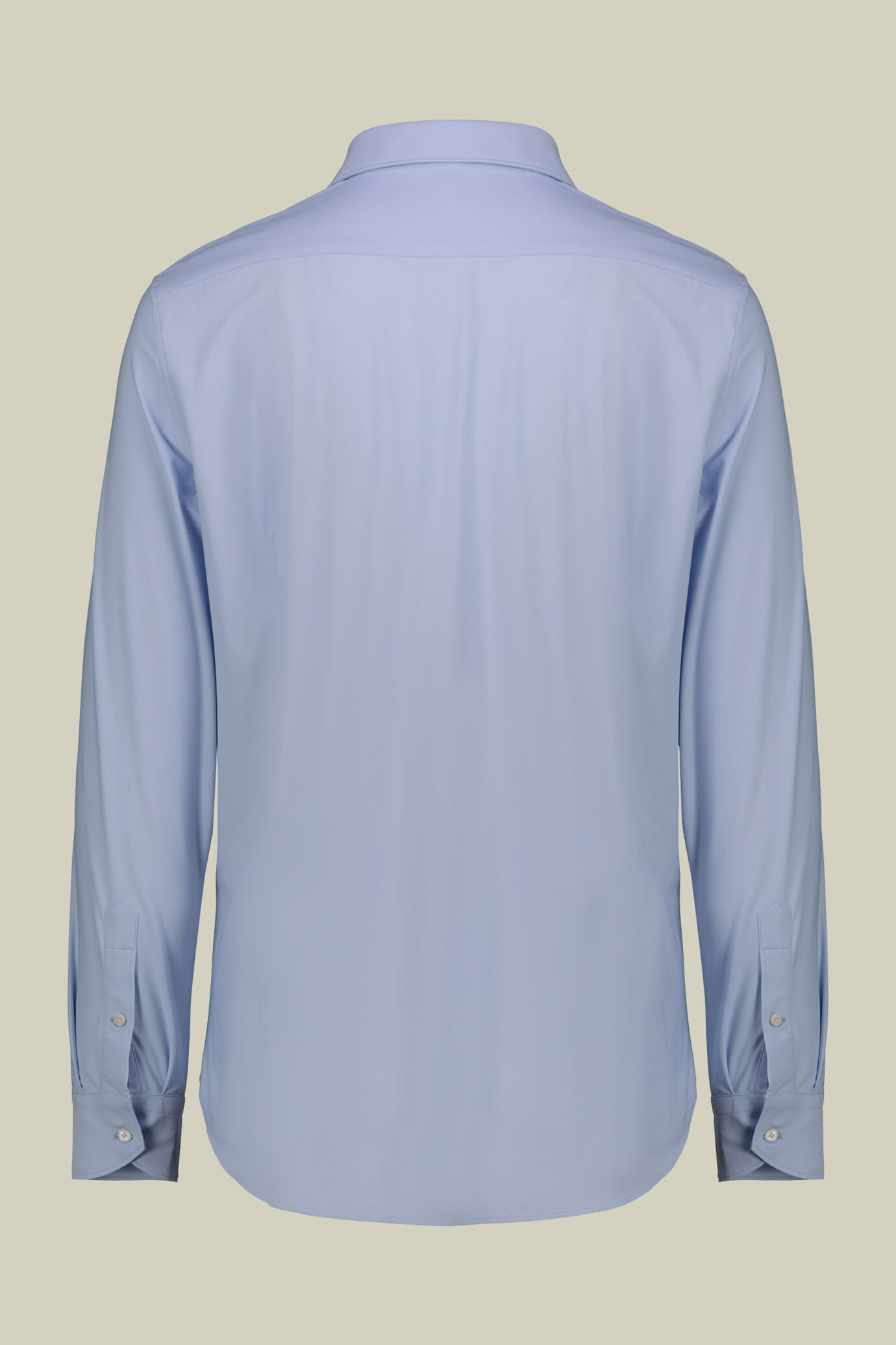Camicia uomo stretch collo classico tessuto in nylon elasticizzato costruzione twill image number 5