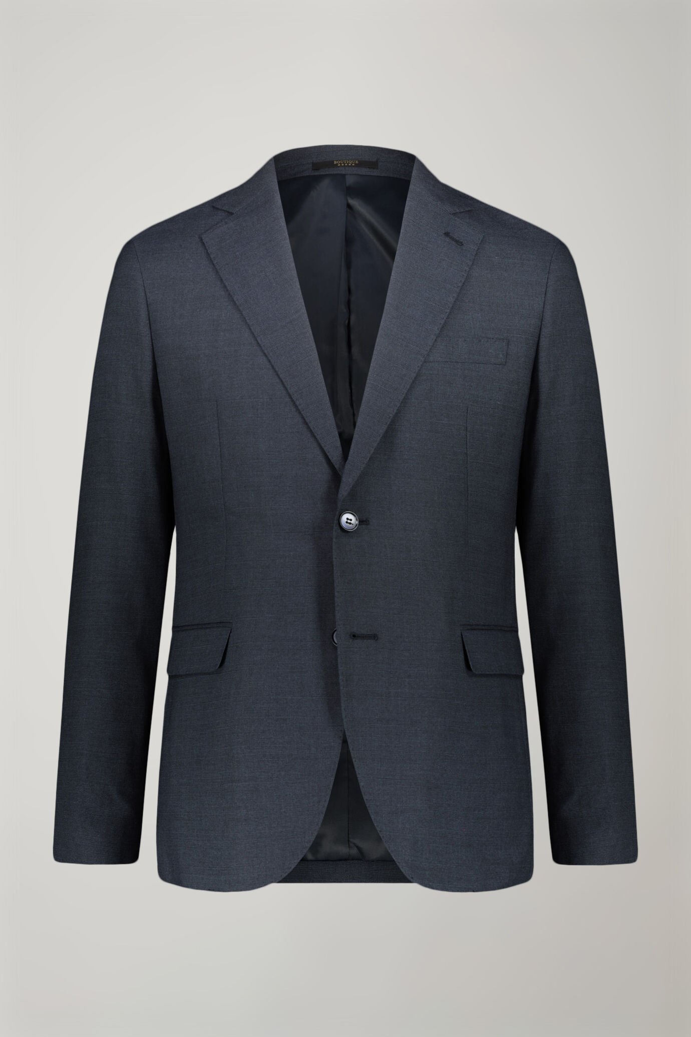 Abito monopetto regular fit tessuto principe di galles image number 0