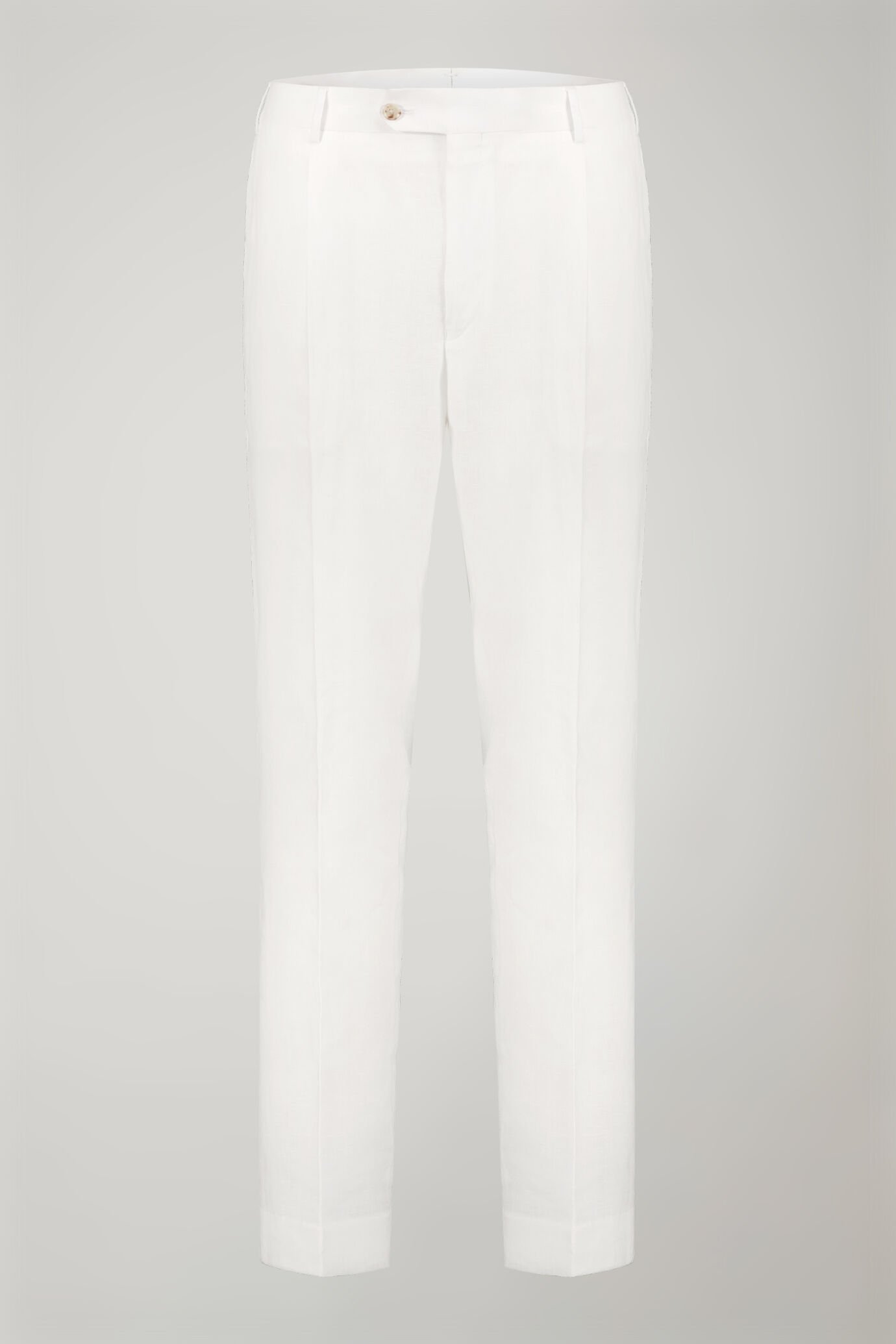 Abito uomo monopetto 100% lino regular fit image number 6
