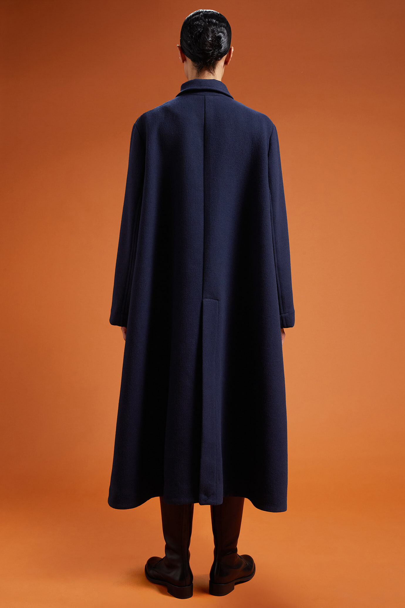 Cappotto lungo donna sfoderato oversize image number 1