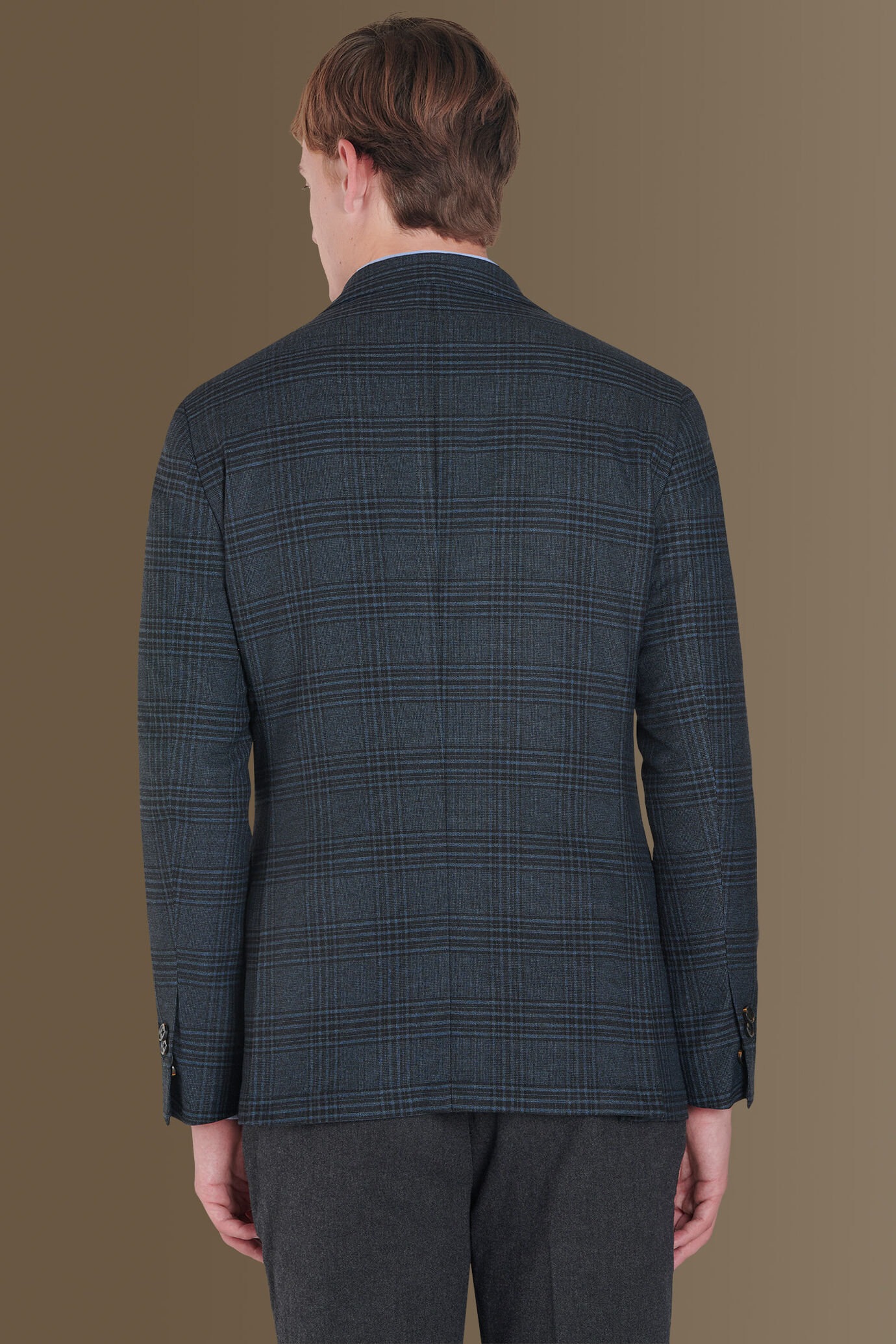 Single breasted check jacket image number 3