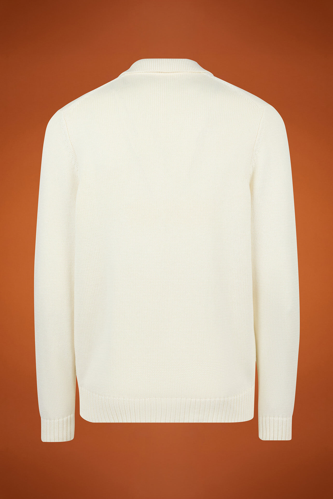 Herren-Pullover mit Derby-Kragen aus englischem Rippstrick in normaler Passform image number 5