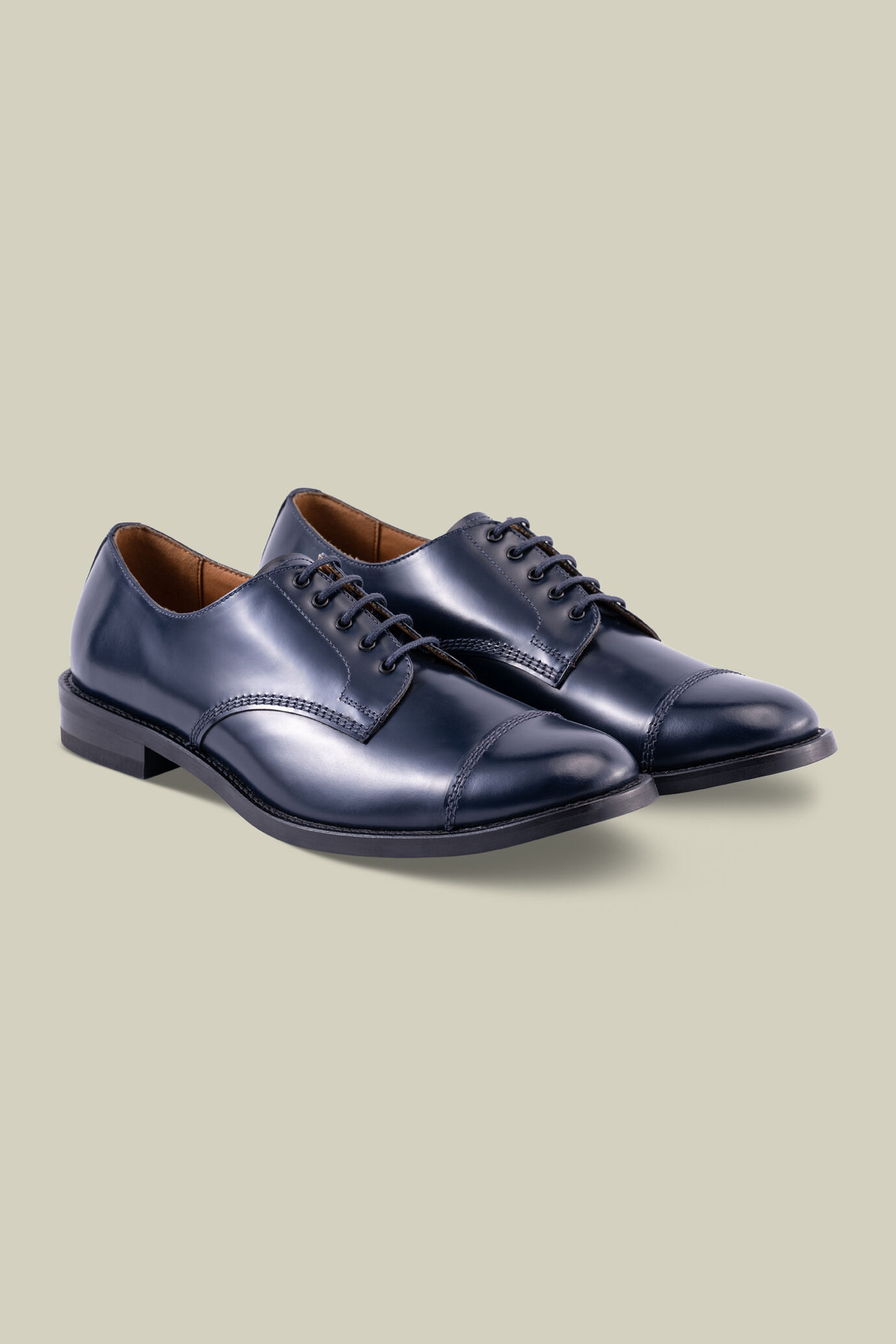 Derby-Schuh für Herren aus 100 % echtem Leder image number 2