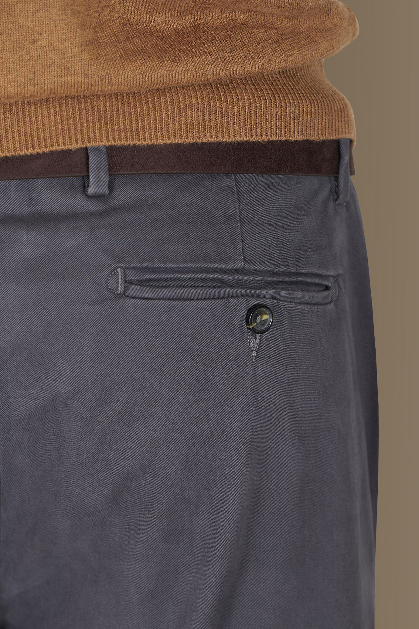 Classic chino trousers twill stretch construction image number 3