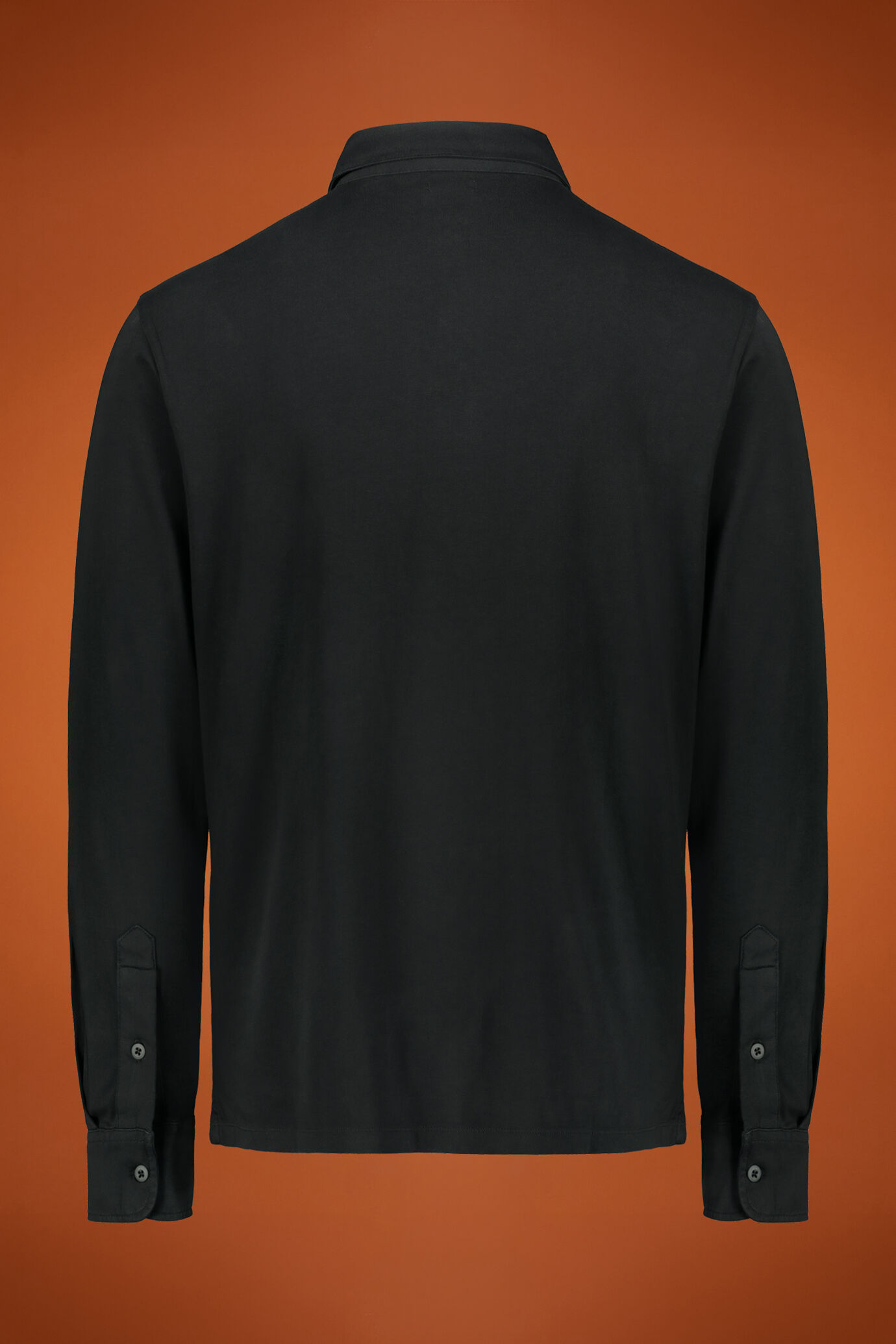 Lang&auml;rmeliges Herren-Poloshirt aus 100 % Baumwolle in normaler Passform image number 1