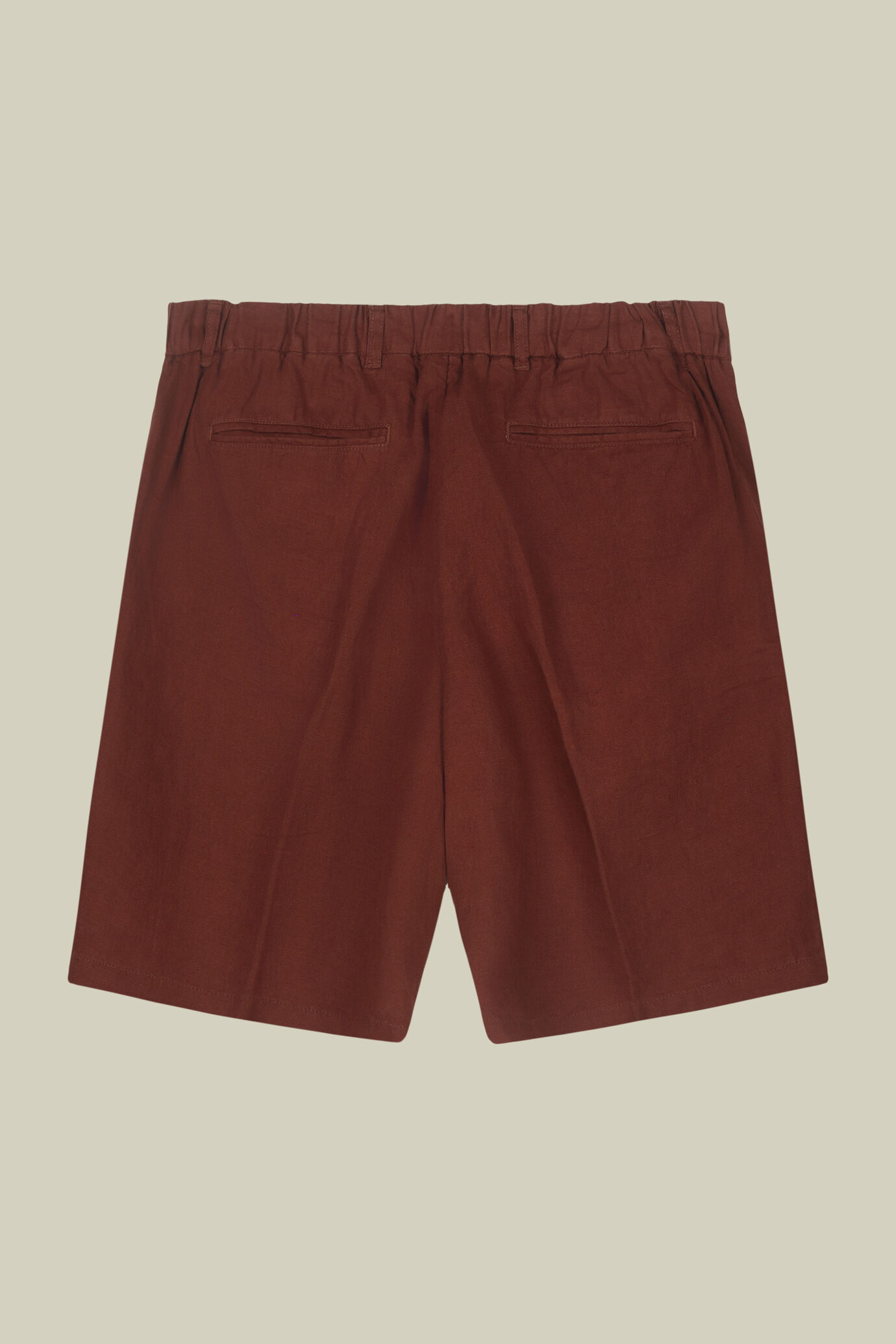 Herren-Bermudashorts aus 100 % Leinen, Regular Fit image number 5