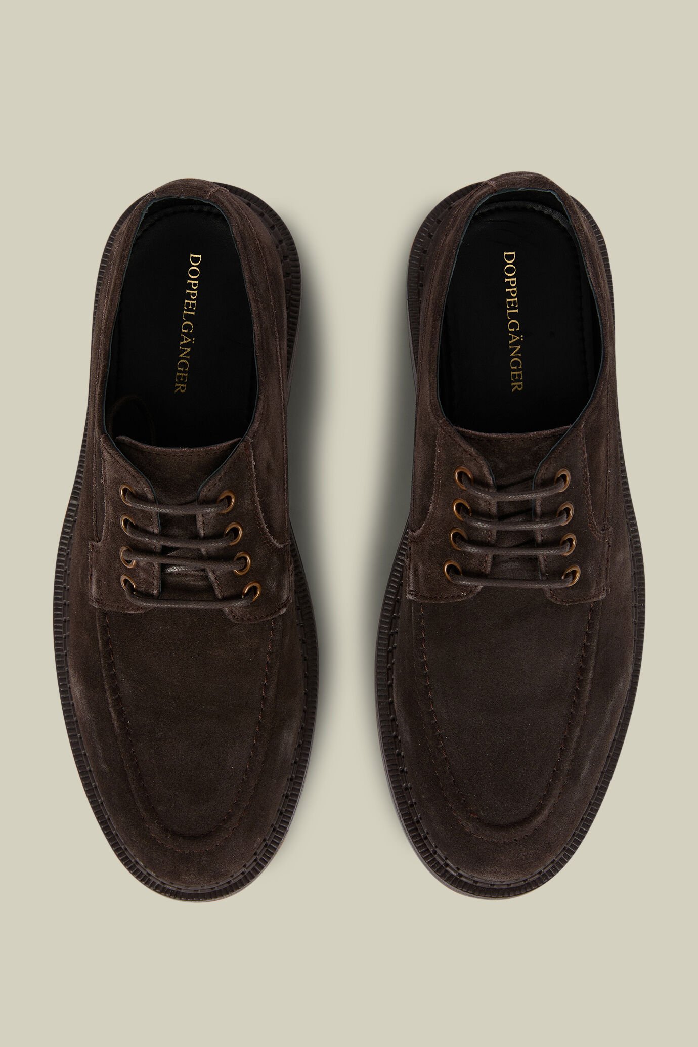 Men's ranger shoes in 100% genuine leather with rubber soles image number 3
