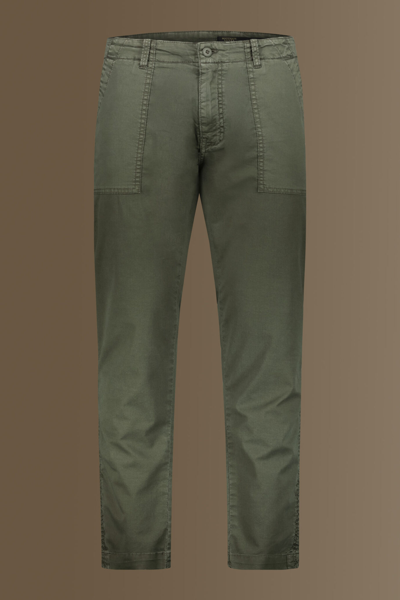 Pantalone fatigue uomo costruzione twill elasticizzato image number 5
