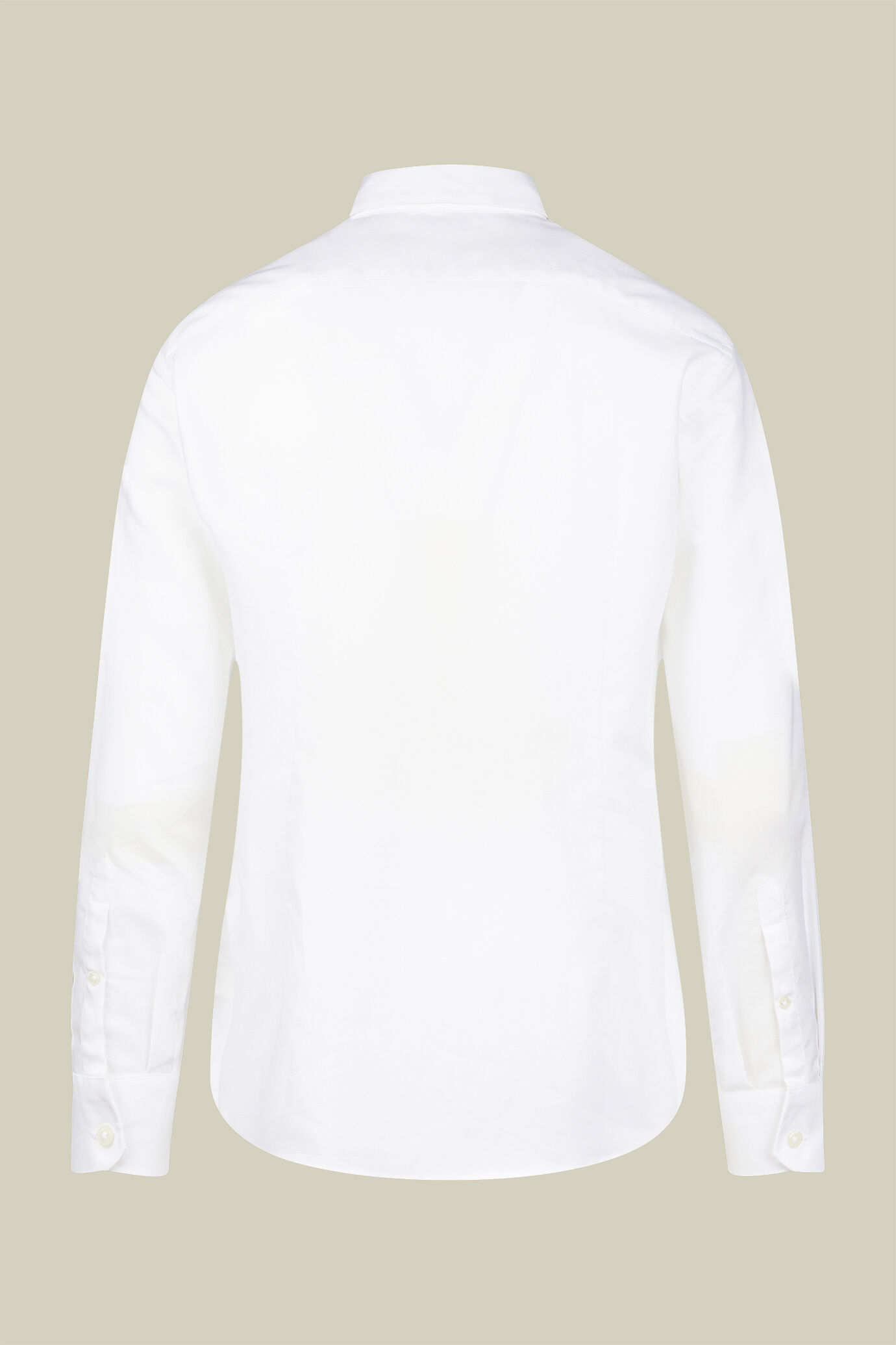 Klassisches Herrenhemd mit klassischem Kragen aus 100 % Baumwolle mit Punktemuster in normaler Passform