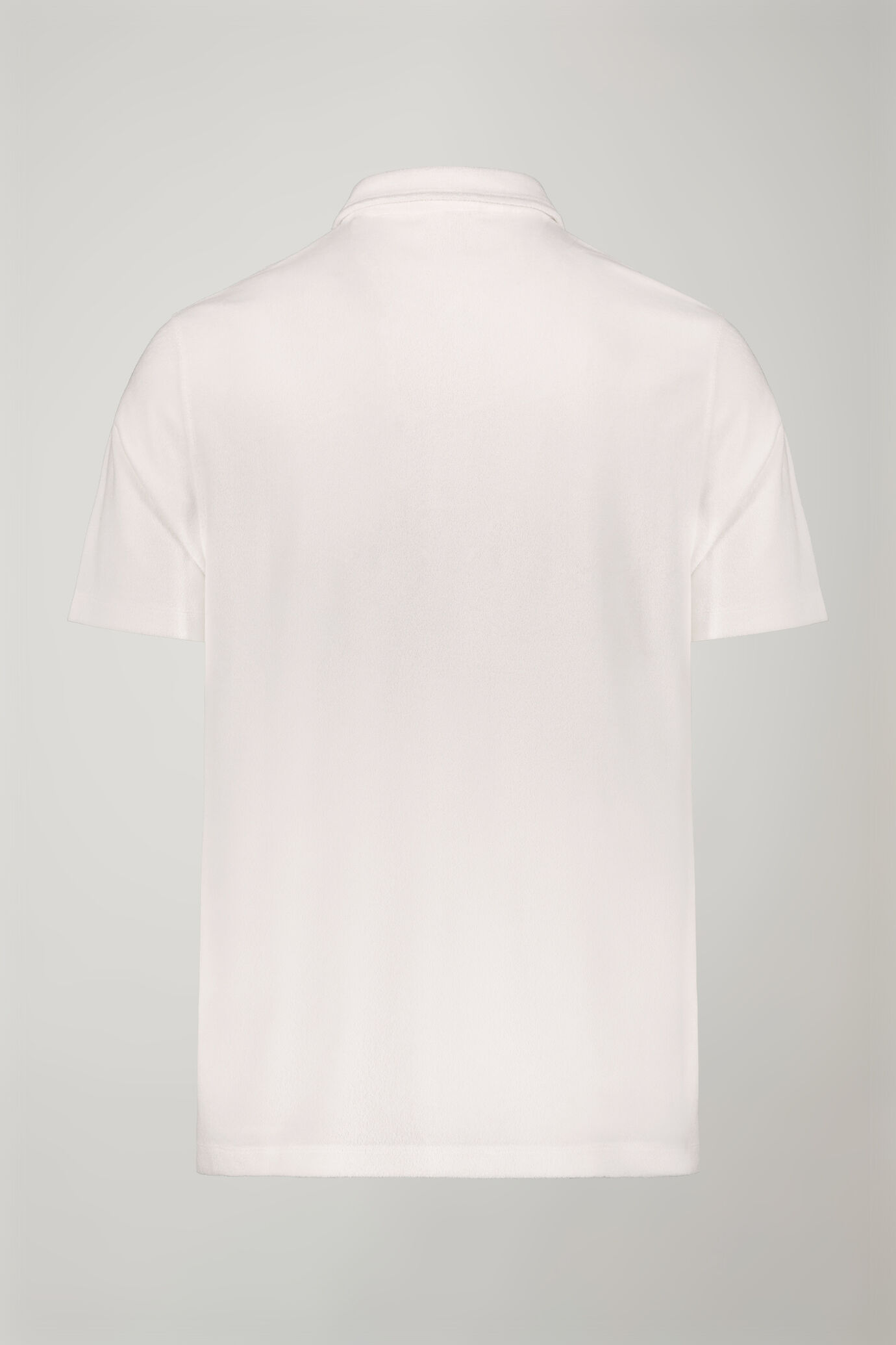 Kurzärmeliges Herren-Poloshirt mit Derby-Kragen aus Frottee in normaler Passform image number 5