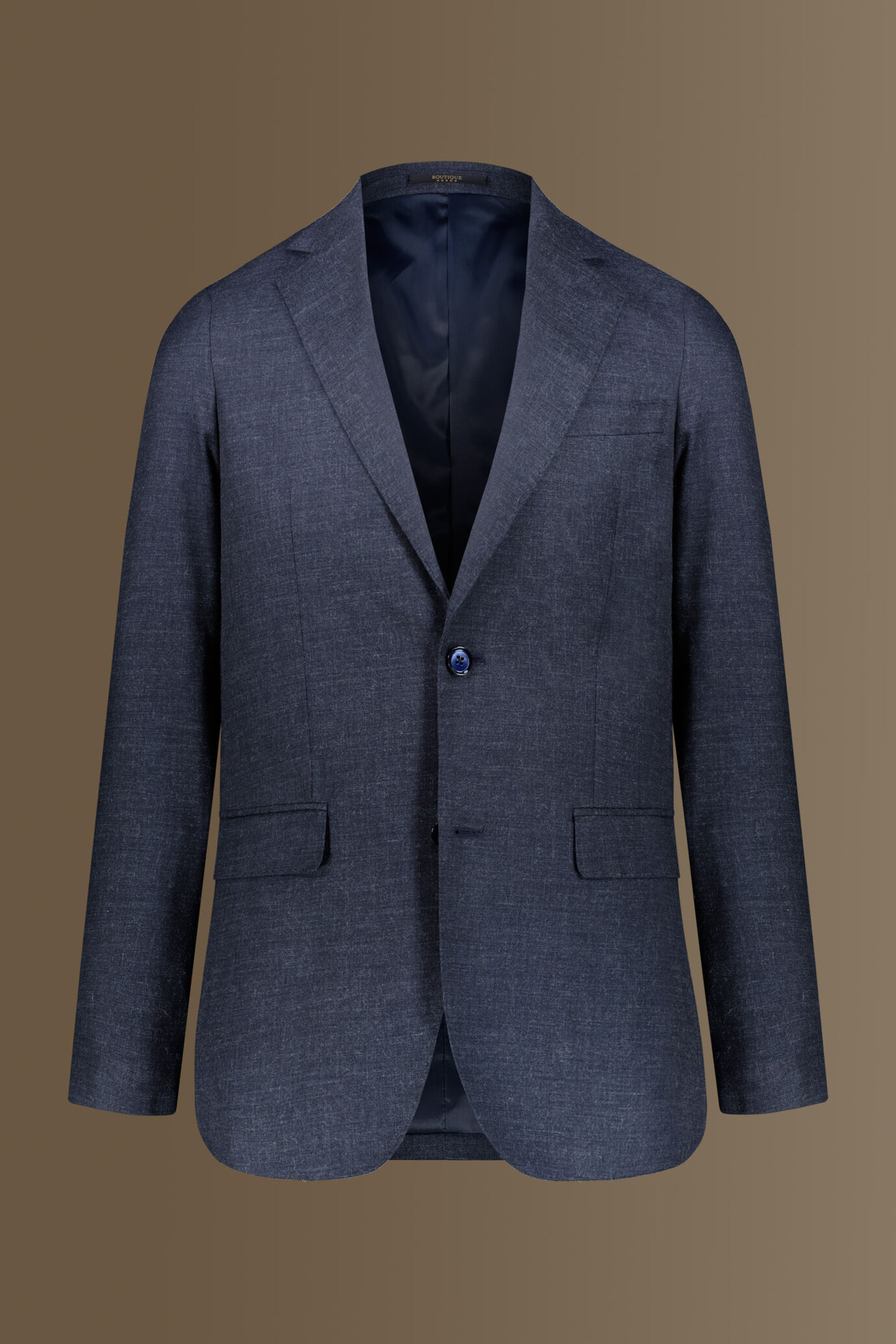 Single-breasted solid color suit with trousers with pinces image number 5