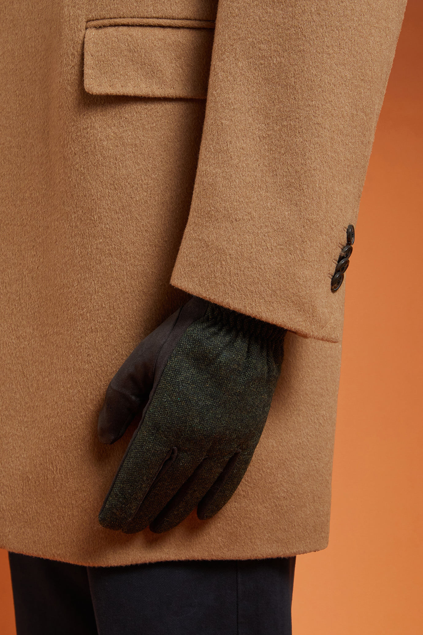 Herren-Handschuhe aus Tweed image number 1