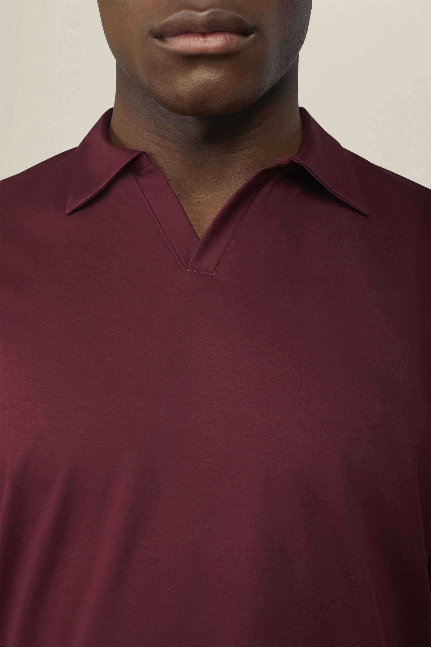 Men's polo shirt with Derby collar in 100% cotton, regular fit image number 2