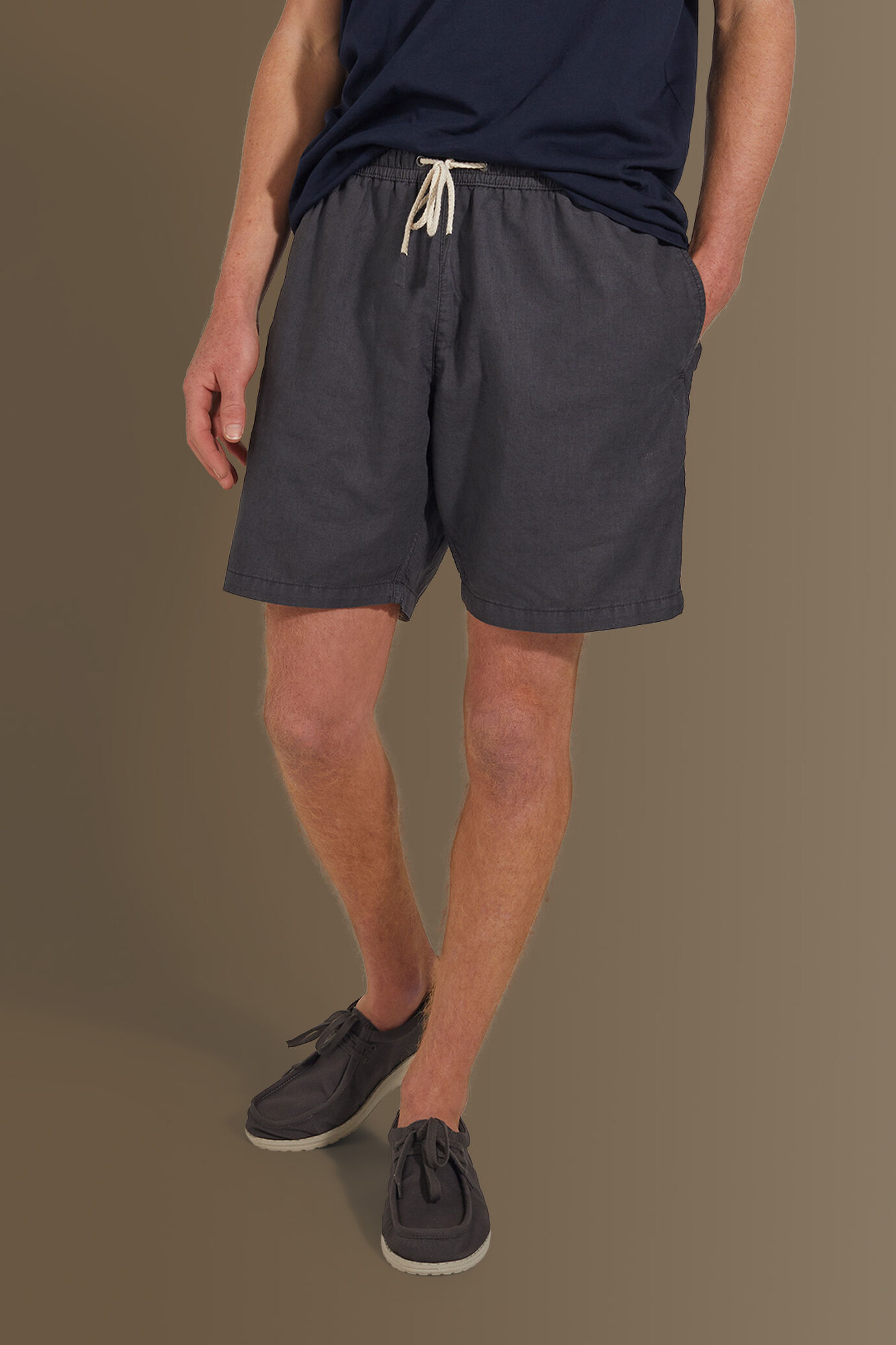 Swimsuit blended linen solid colour image number 1