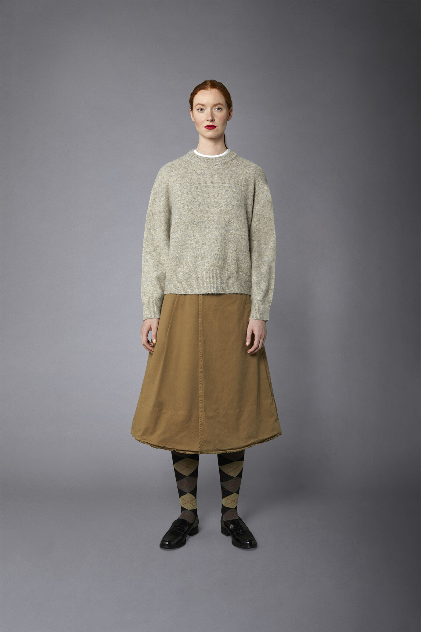 Gonna lunga donna in cotone image number 2