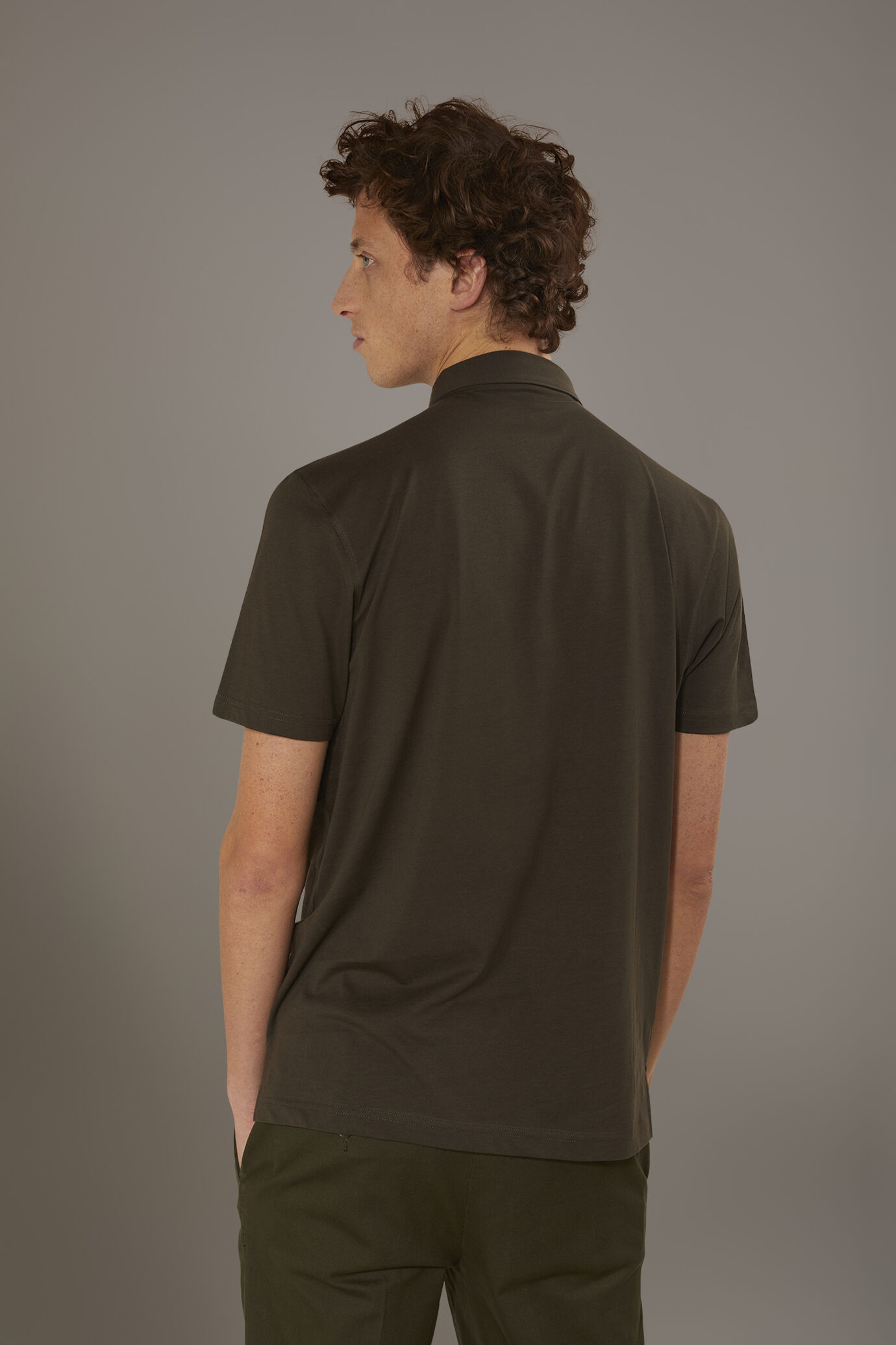 Kurzarm-Poloshirt aus 100 % Supima-Baumwolle image number 2