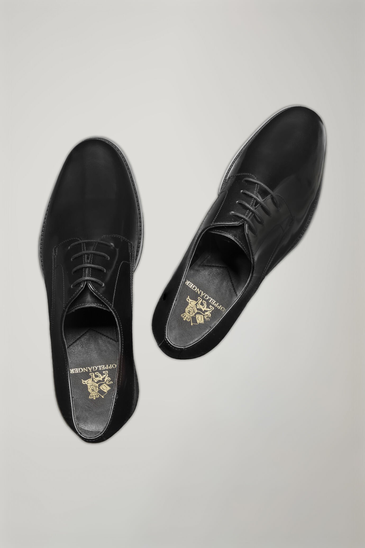 Chaussure derby 100% cuir avec semelle en caoutchouc image number 2
