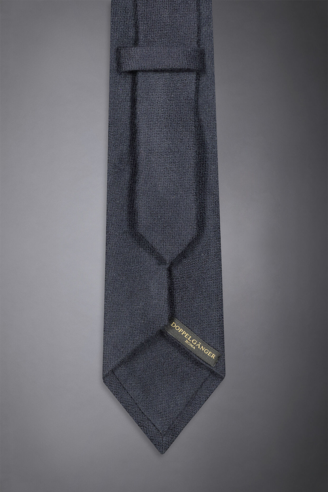 Men's solid color wool blend tie image number 1