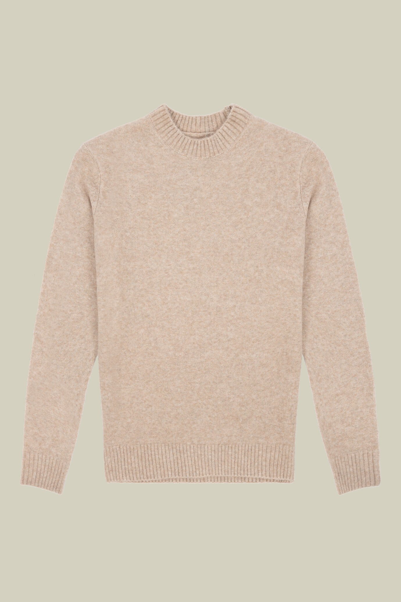 Herrenpullover mit rundem Halsausschnitt reguläre Passform image number 3