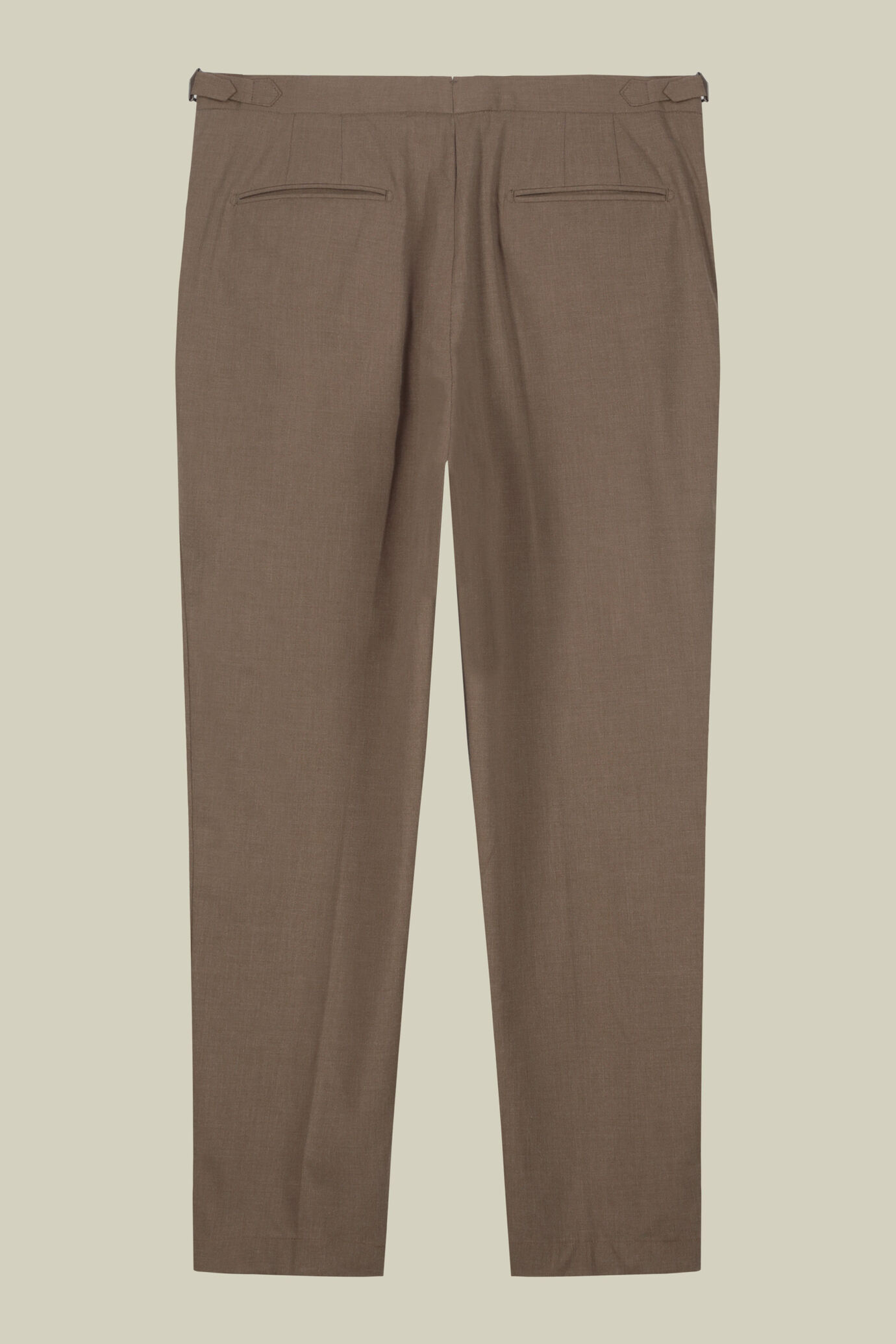 Pantalone uomo con doppia pinces e fibbie laterali image number 5