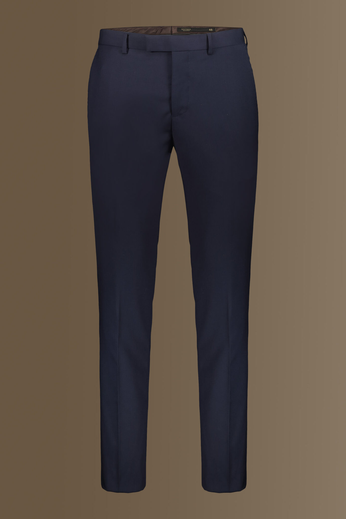 Single-breasted solid color travel suit image number 7