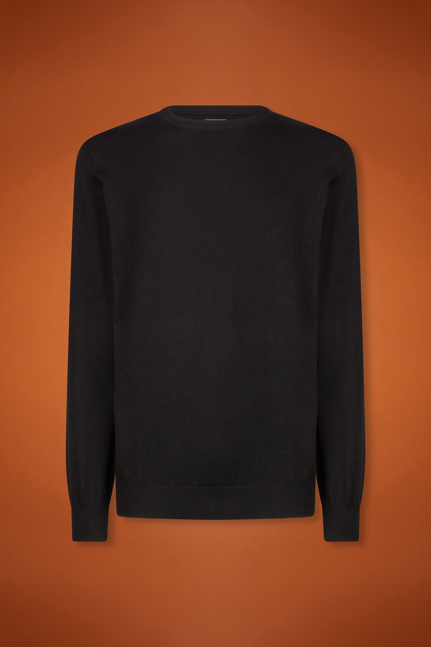 Maglia uomo girocollo lana e cotone regular fit