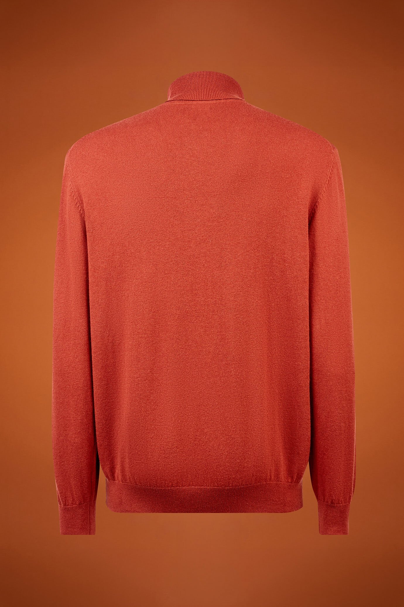 Maglia uomo collo alto lana e cotone regular fit image number 5