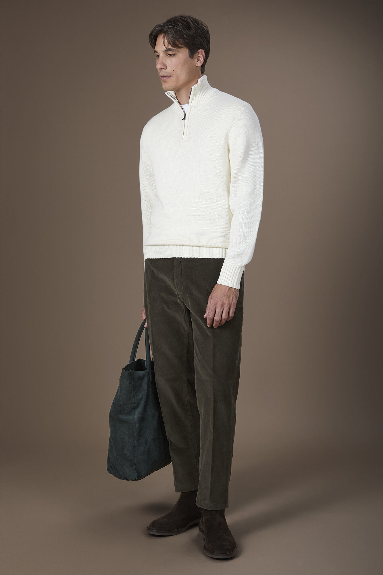 RIB エンフォルド　HIGH-NECK BI-COLOR 009753389?fmt=auto&$background PULLOVER トップス
