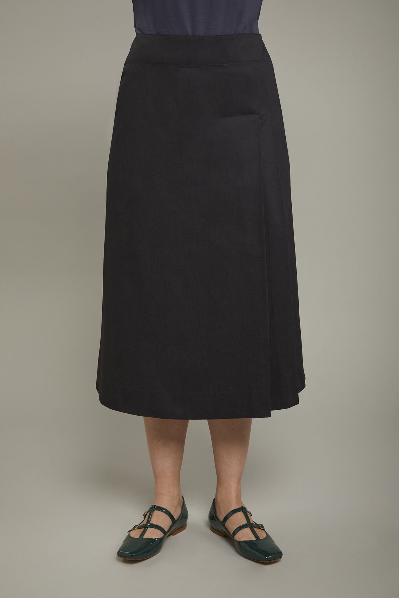 Gonna midi donna 100% cotone regular fit image number 3