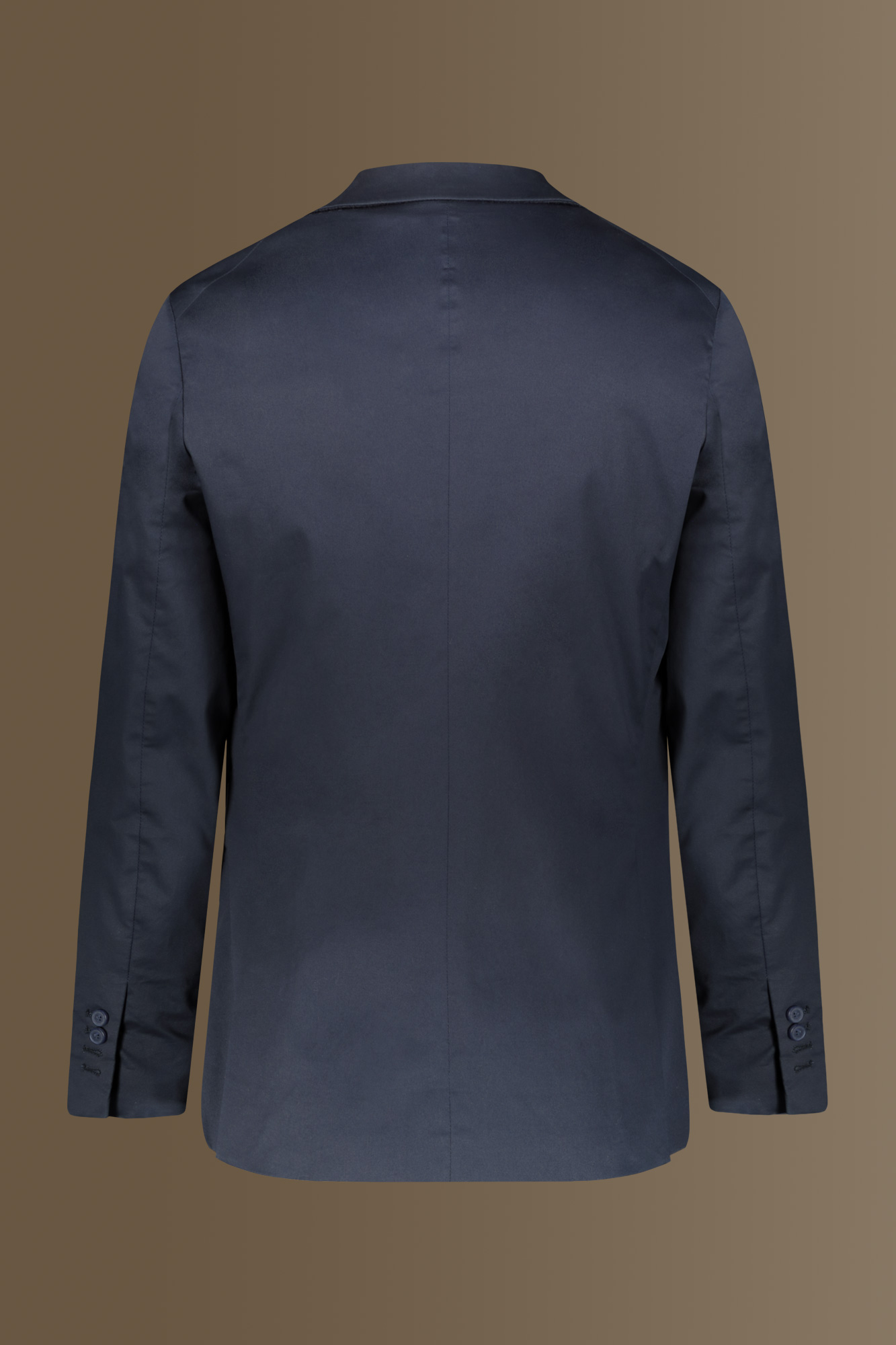 Blazer in cotone tinta unita image number null