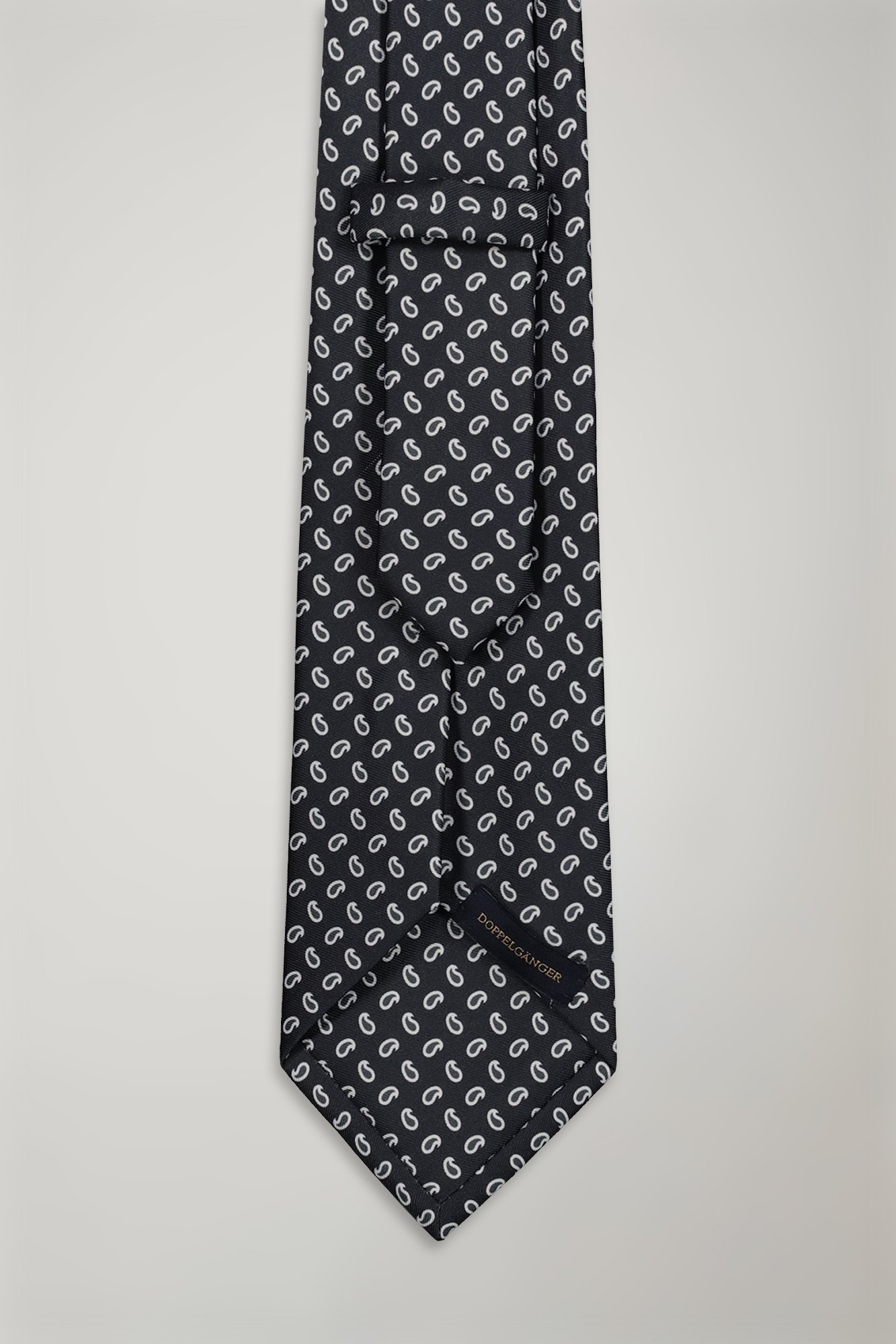 Men's micro patterned bamboo tie image number null