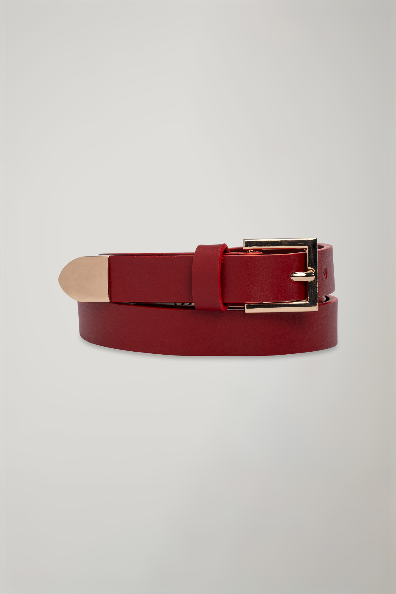 Women’s belt with aged brass finish image number null