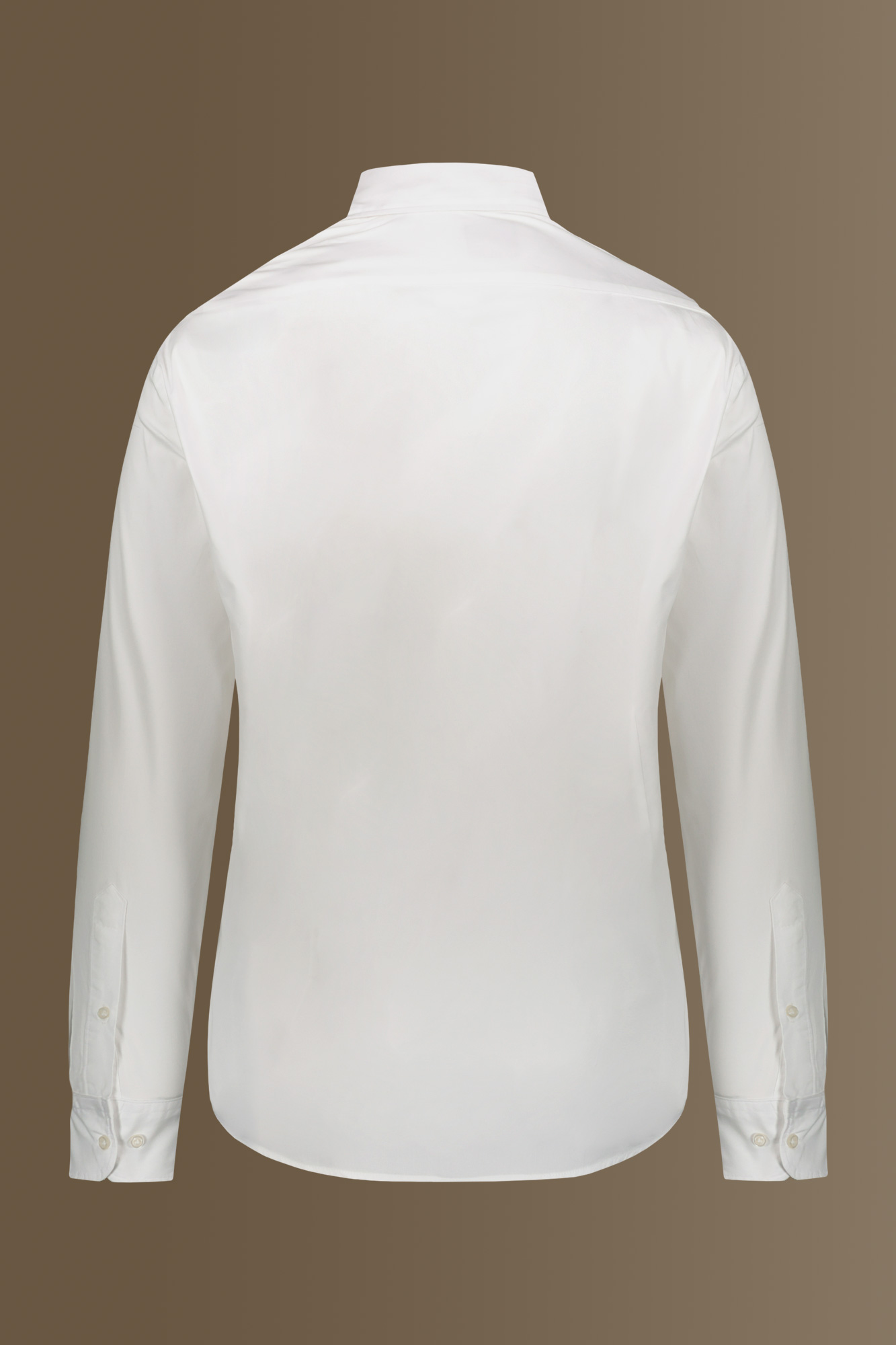 Camicia classica lavata uomo collo francese pin point image number 4