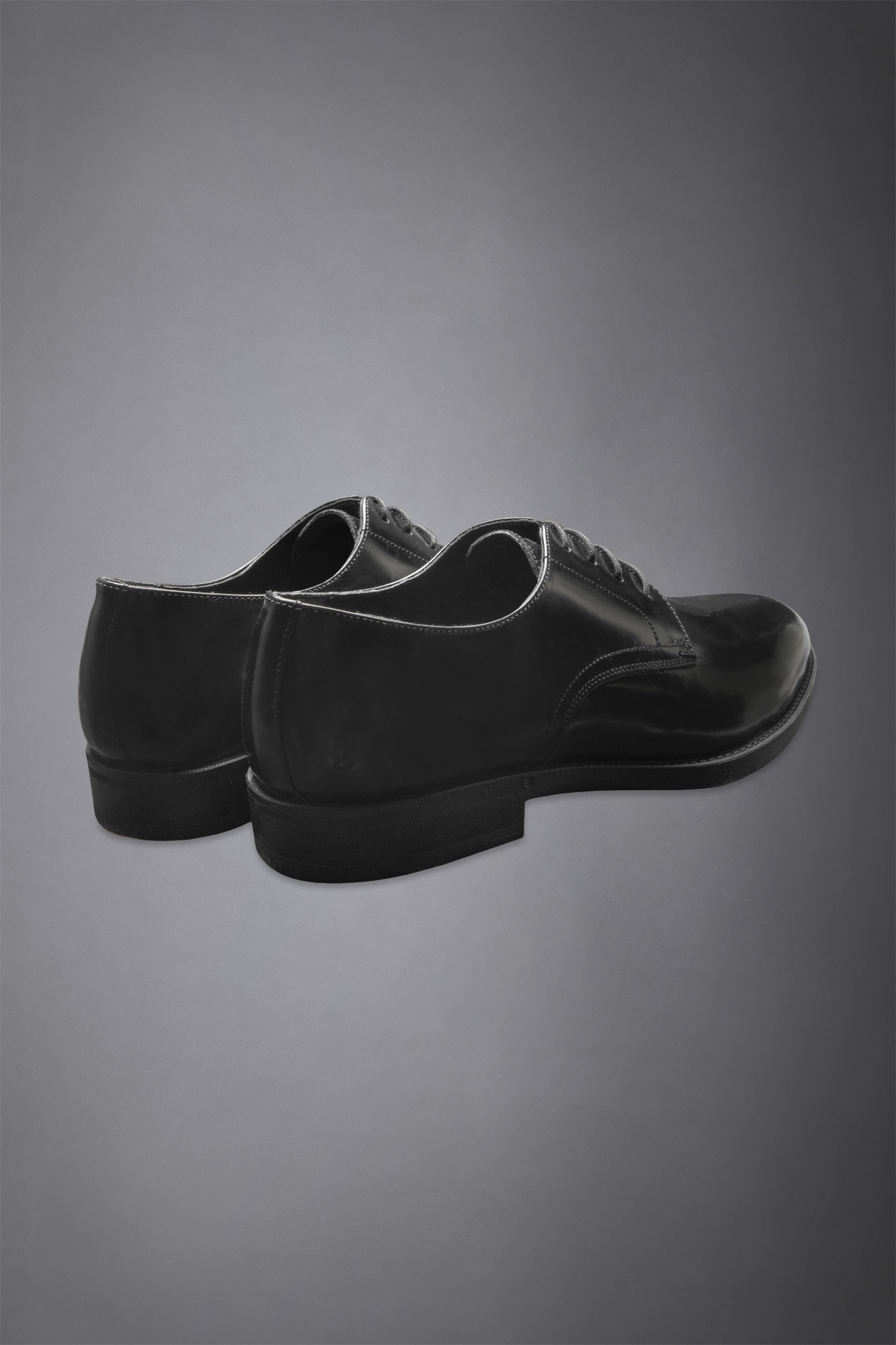Scarpa derby 100% pelle abrasivata con suola in gomma image number null