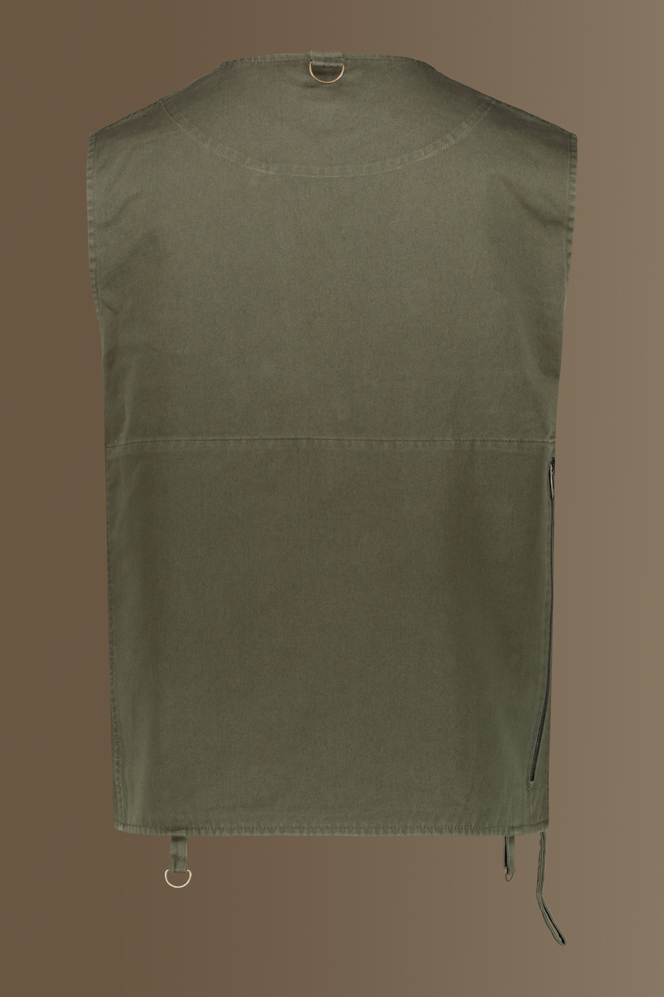 Gilet sfoderato costruzione twill uomo image number null
