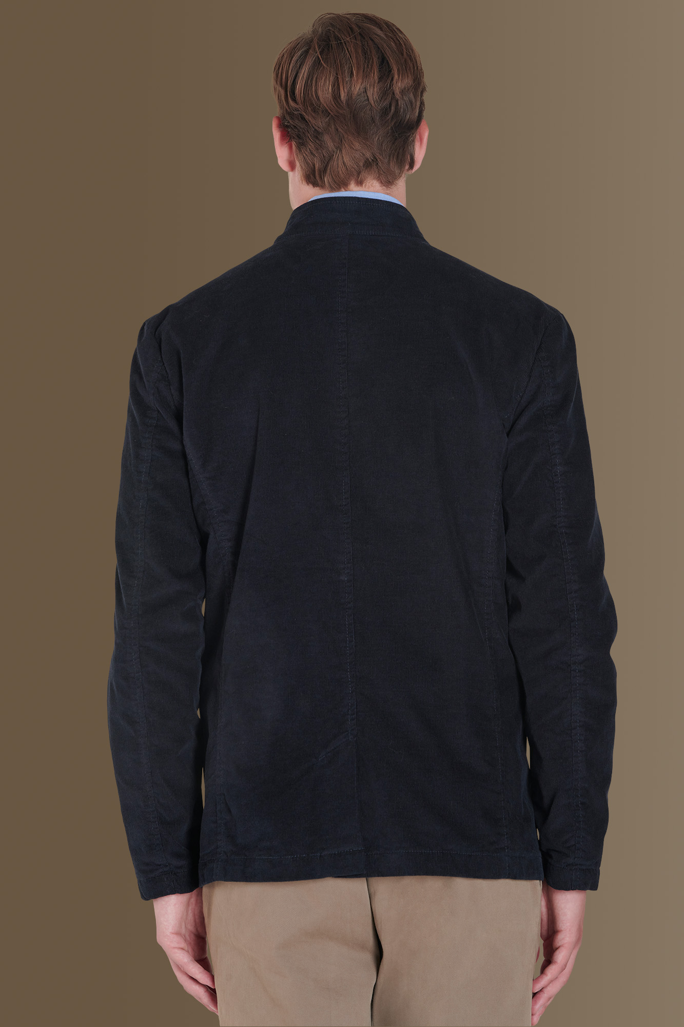 Field jacket velluto a coste misto cotone image number null